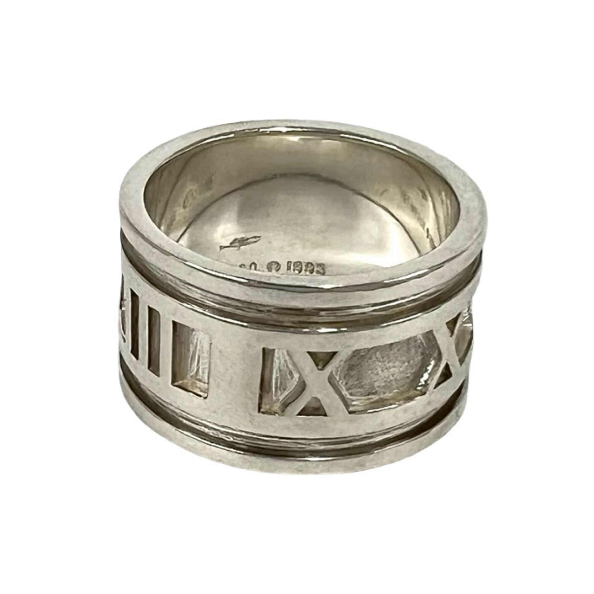 Tiffany Silver Silver 925 Band Ring (Pre-Owned)