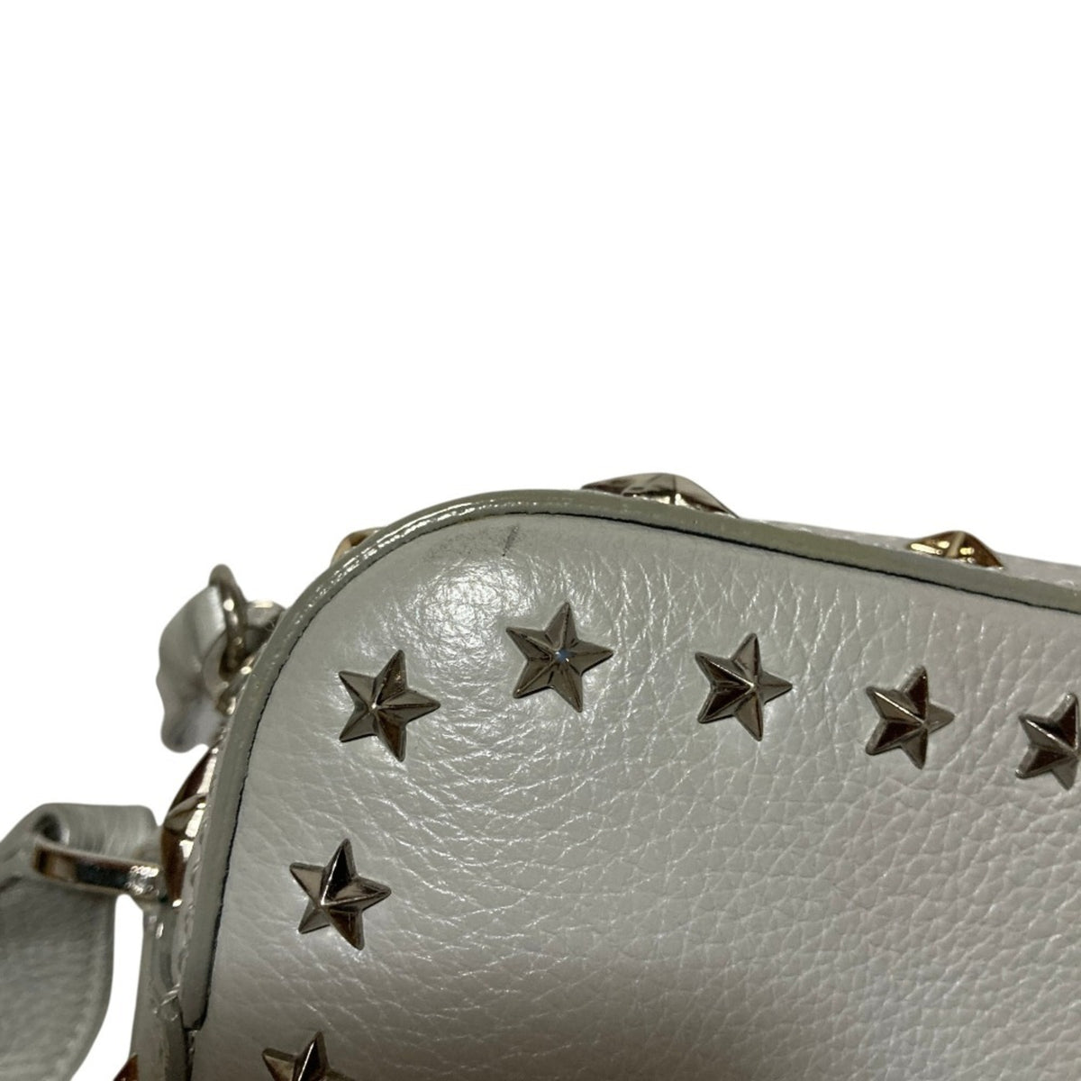 Jimmy Choo Gray Shoulder Bag (Pre-Owned)