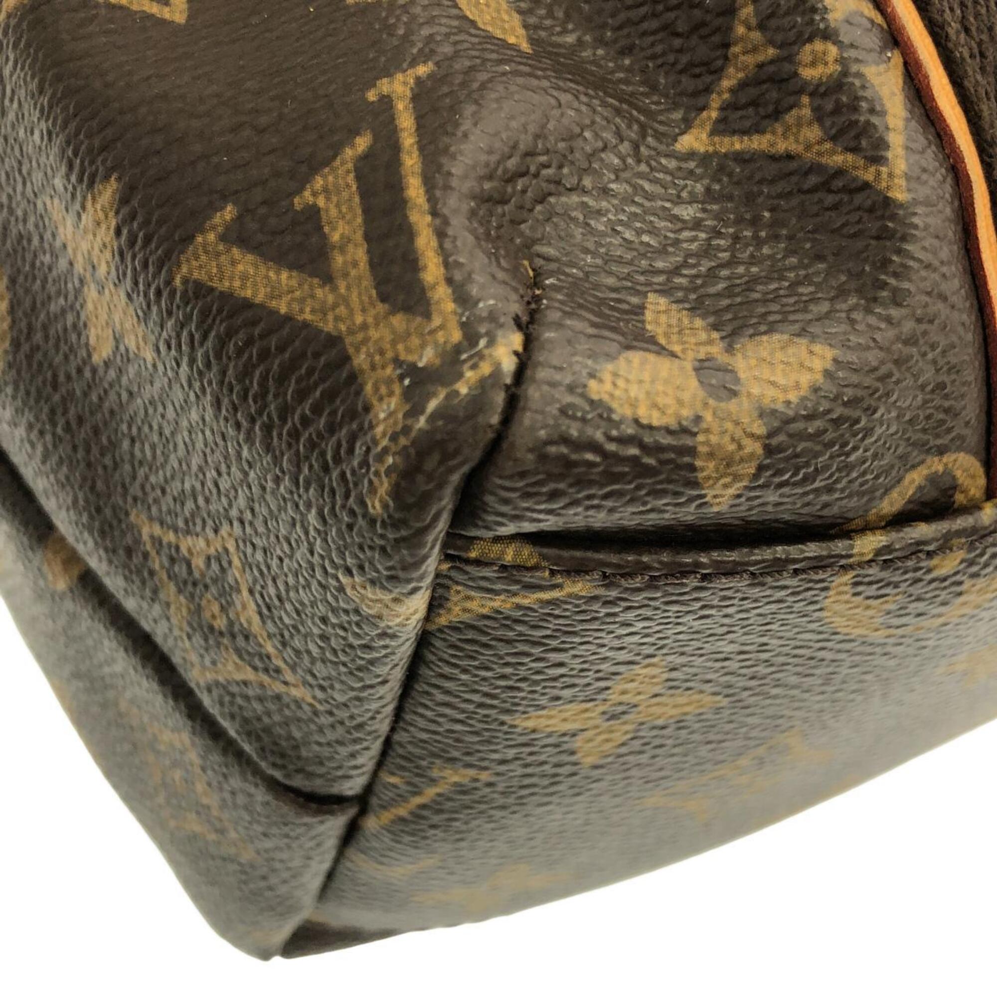 Louis Vuitton Marron Coated Canvas Handbag (Pre-Owned)