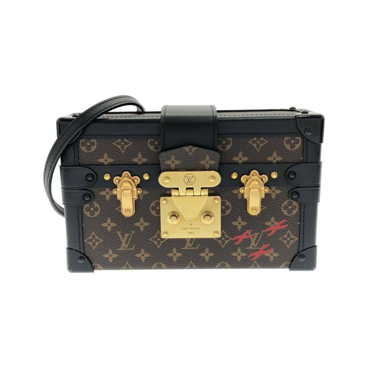 Louis Vuitton Brown Coated Canvas Shoulder Bag (Pre-Owned)