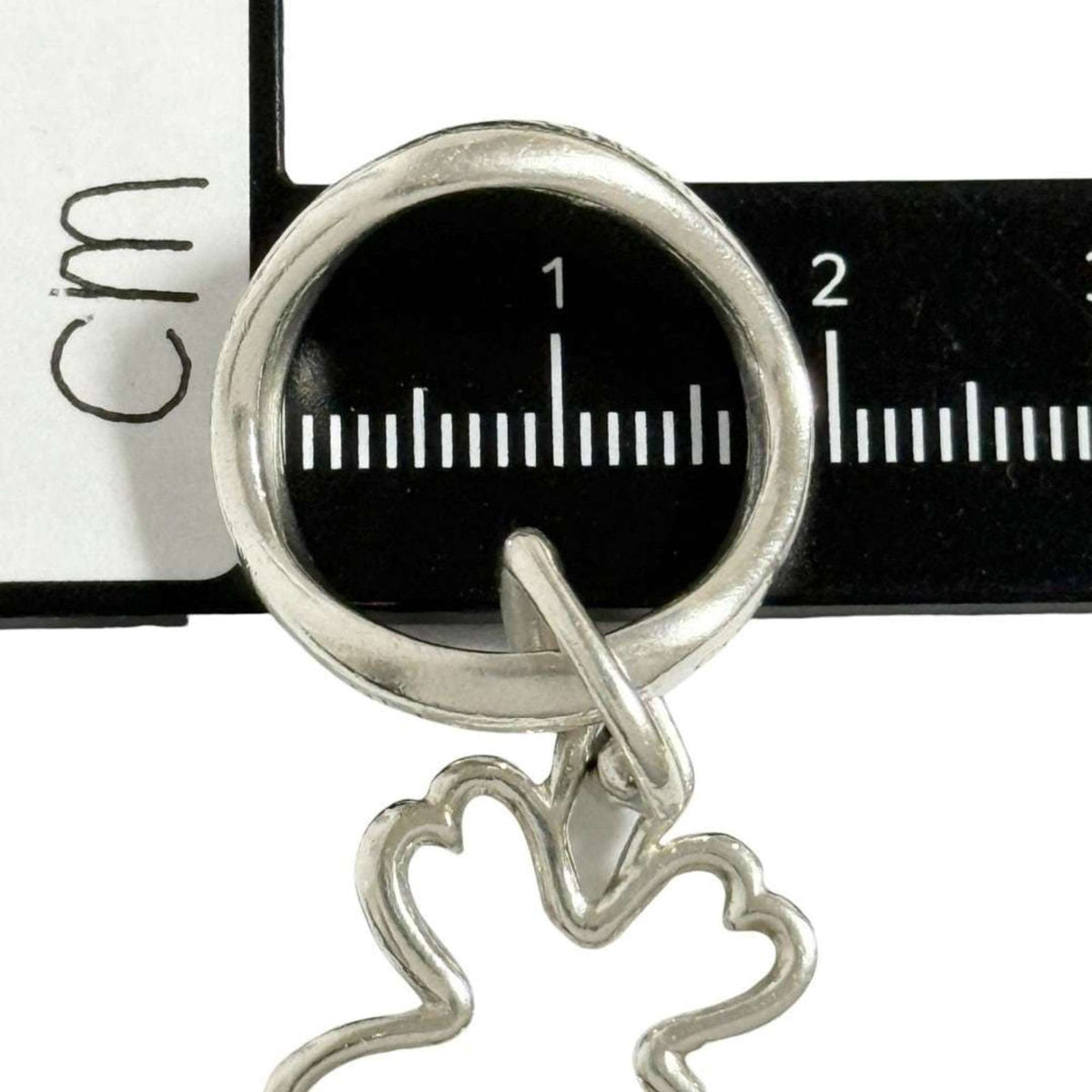 Chanel Silver 925 Band Ring (Pre-Owned)