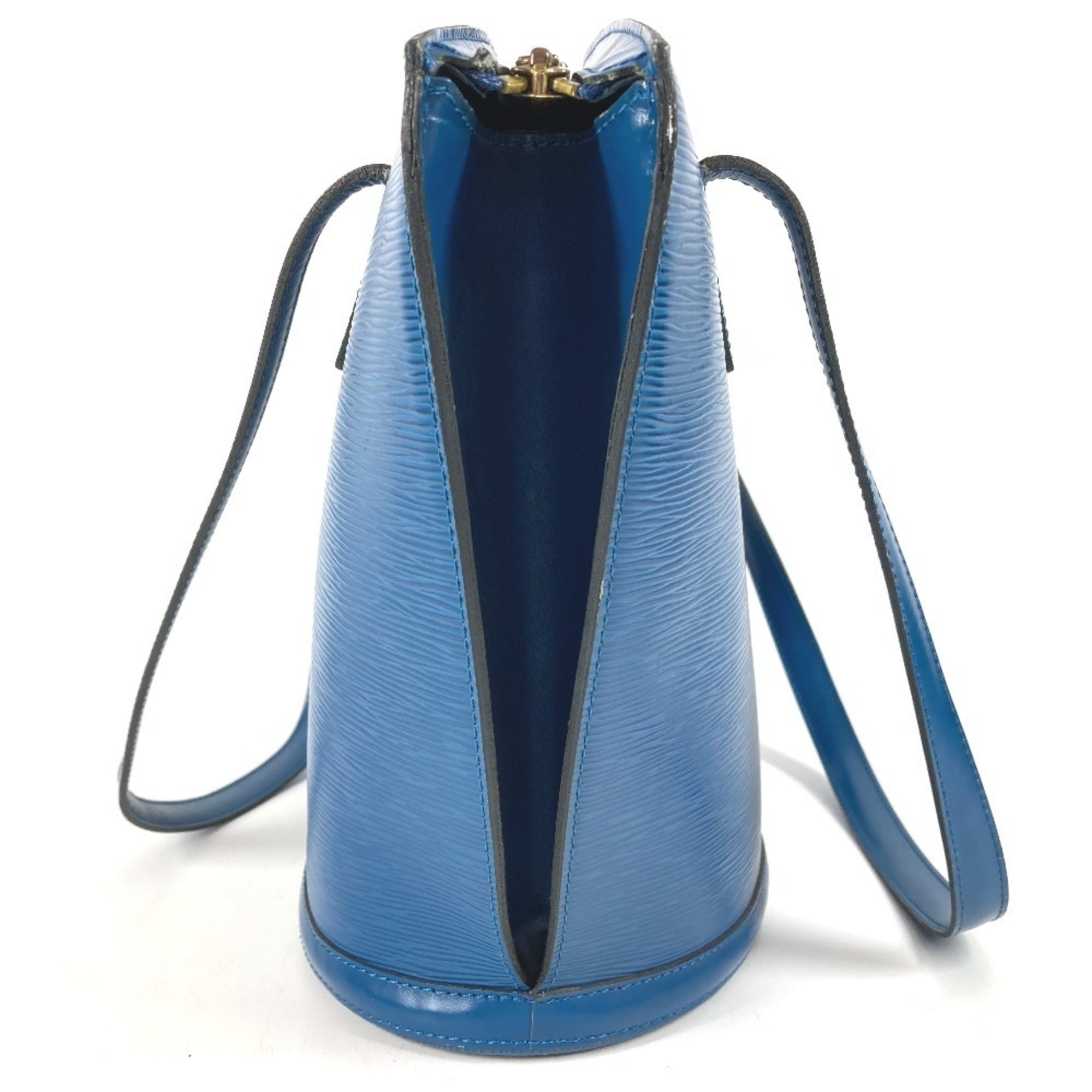 Louis Vuitton Blue Toledo Blue Epi Leather Shoulder Bag Tote Bag (Pre-Owned)