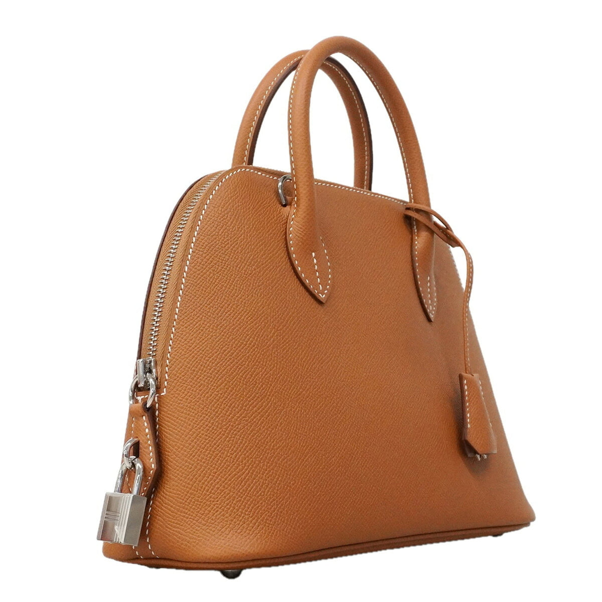 Hermes Gold Leather Handbag (Pre-Owned)