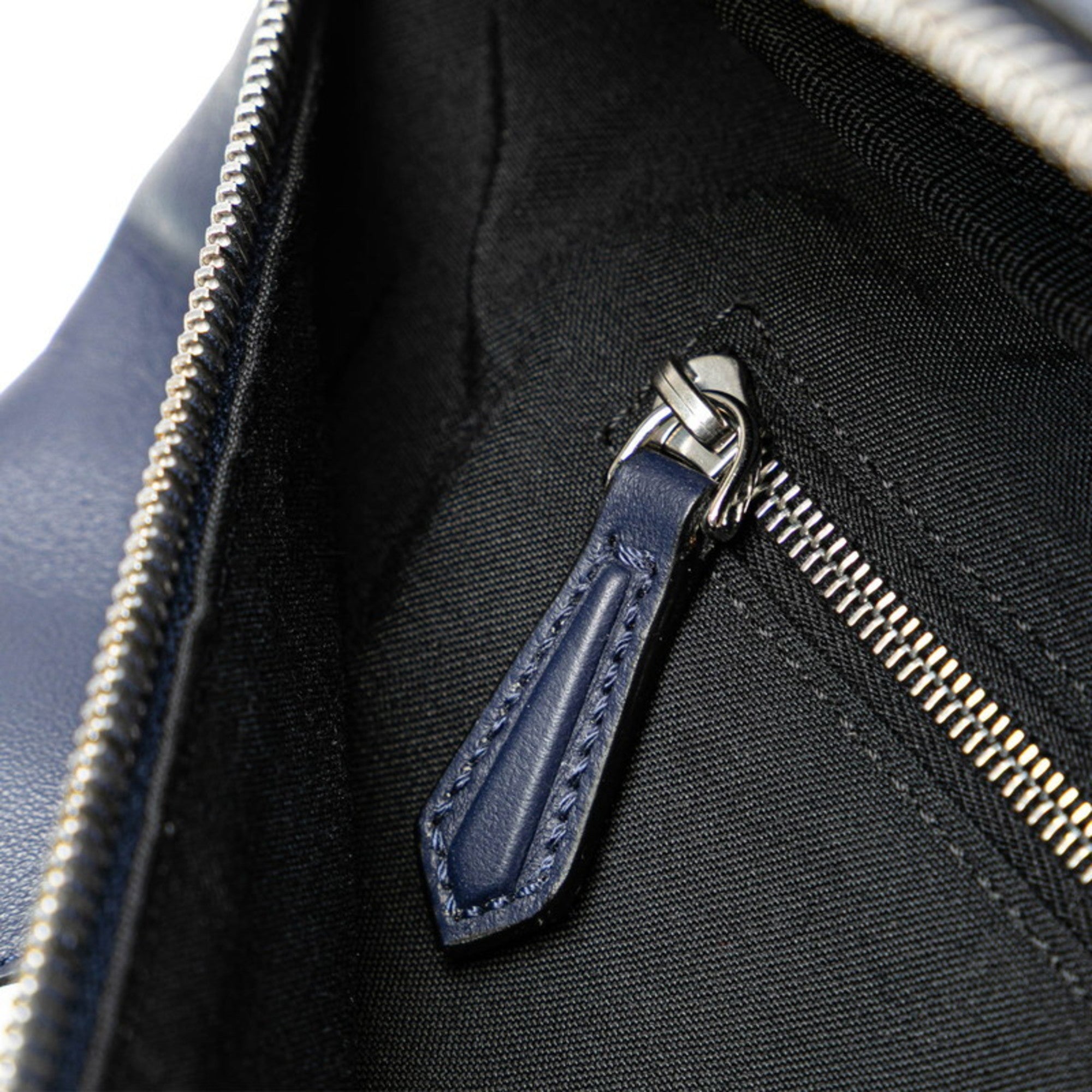 Fendi Navy Leather Fanny Pack (Pre-Owned)