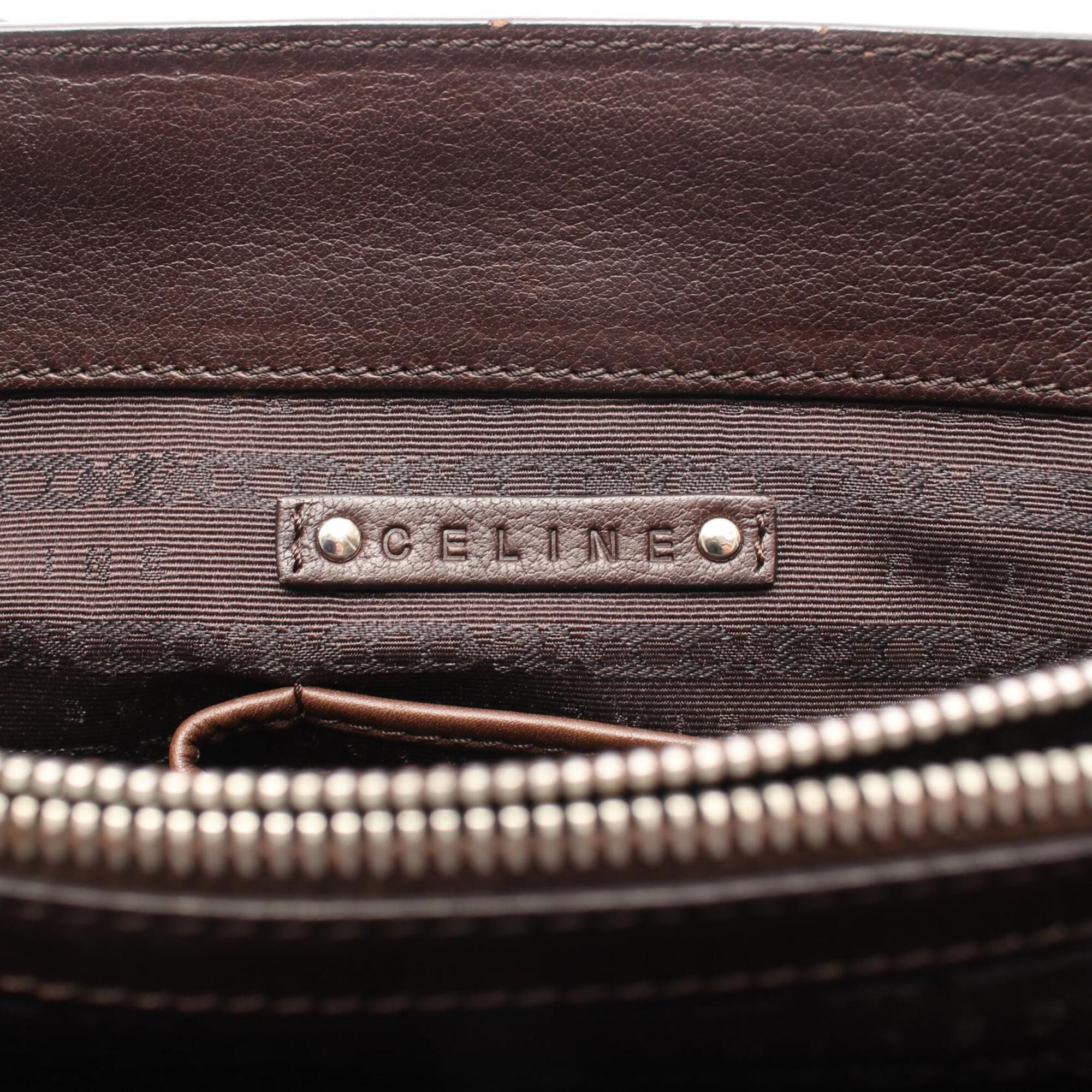 Celine Brown Leather Handbag (Pre-Owned)