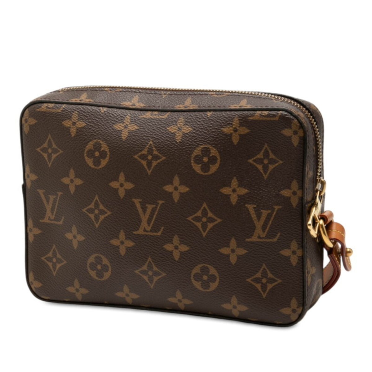 Louis Vuitton Brown Monogram Monogram Clutch Bag (Pre-Owned)