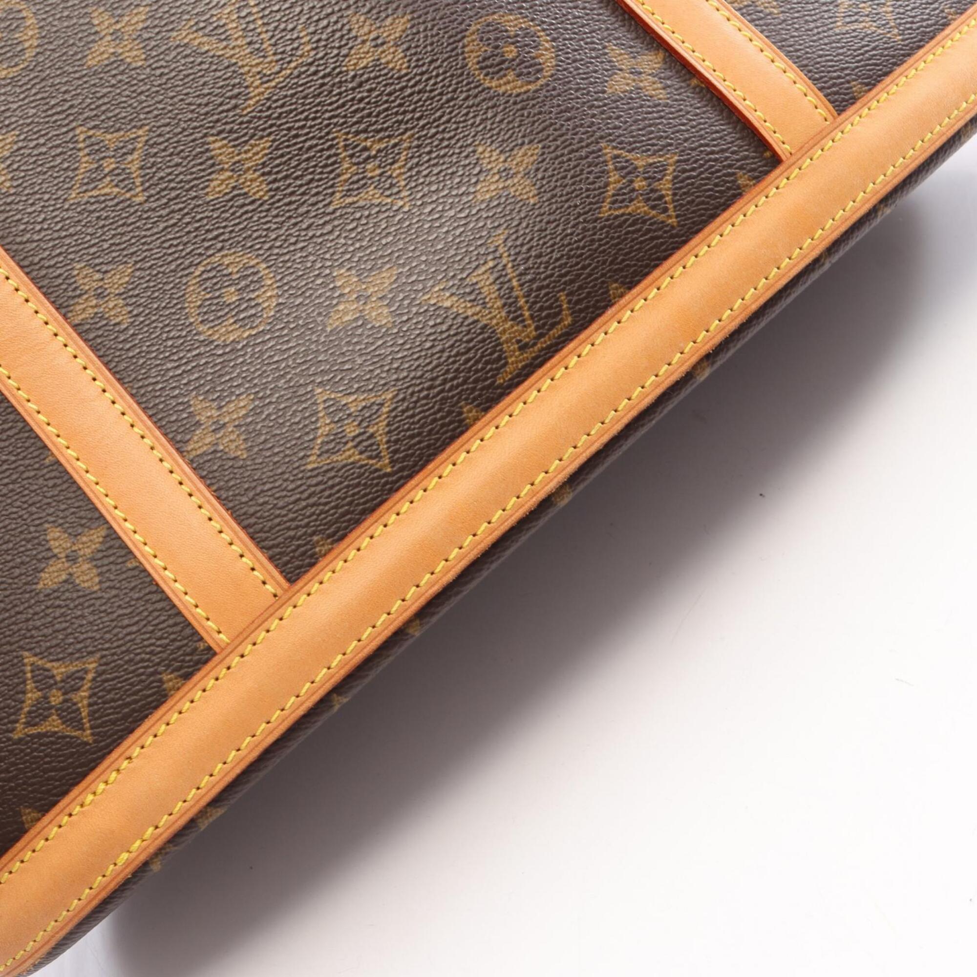 Louis Vuitton Brown Pvc Leather Handbag Shoulder Bag (Pre-Owned)