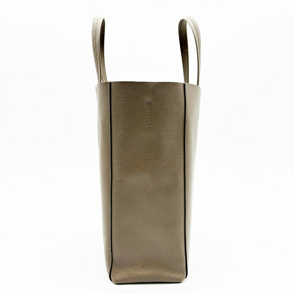 Celine Grayish Leather Shoulder Bag Tote Bag (Pre-Owned)
