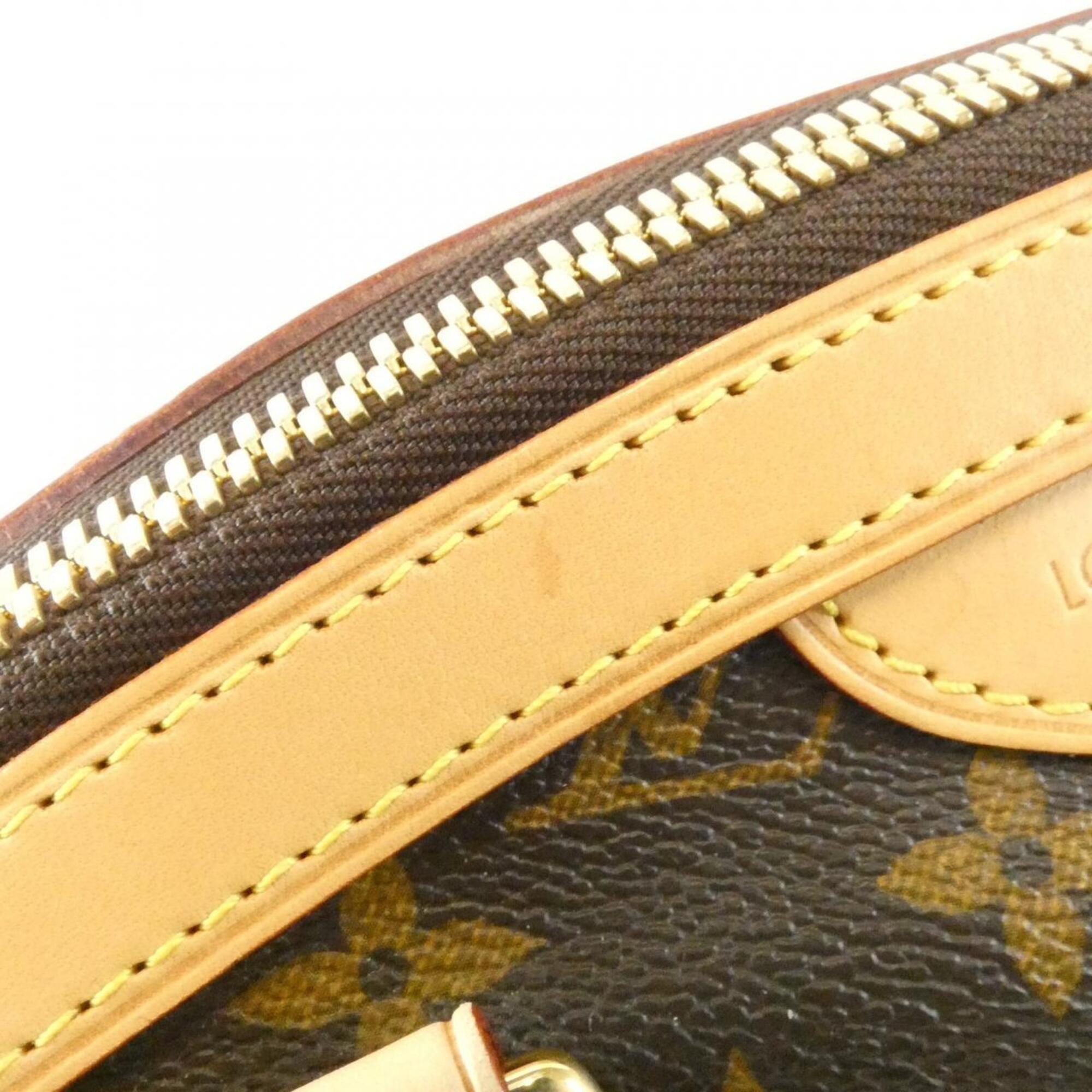 Louis Vuitton Monogram Marron Coated Canvas Handbag (Pre-Owned)