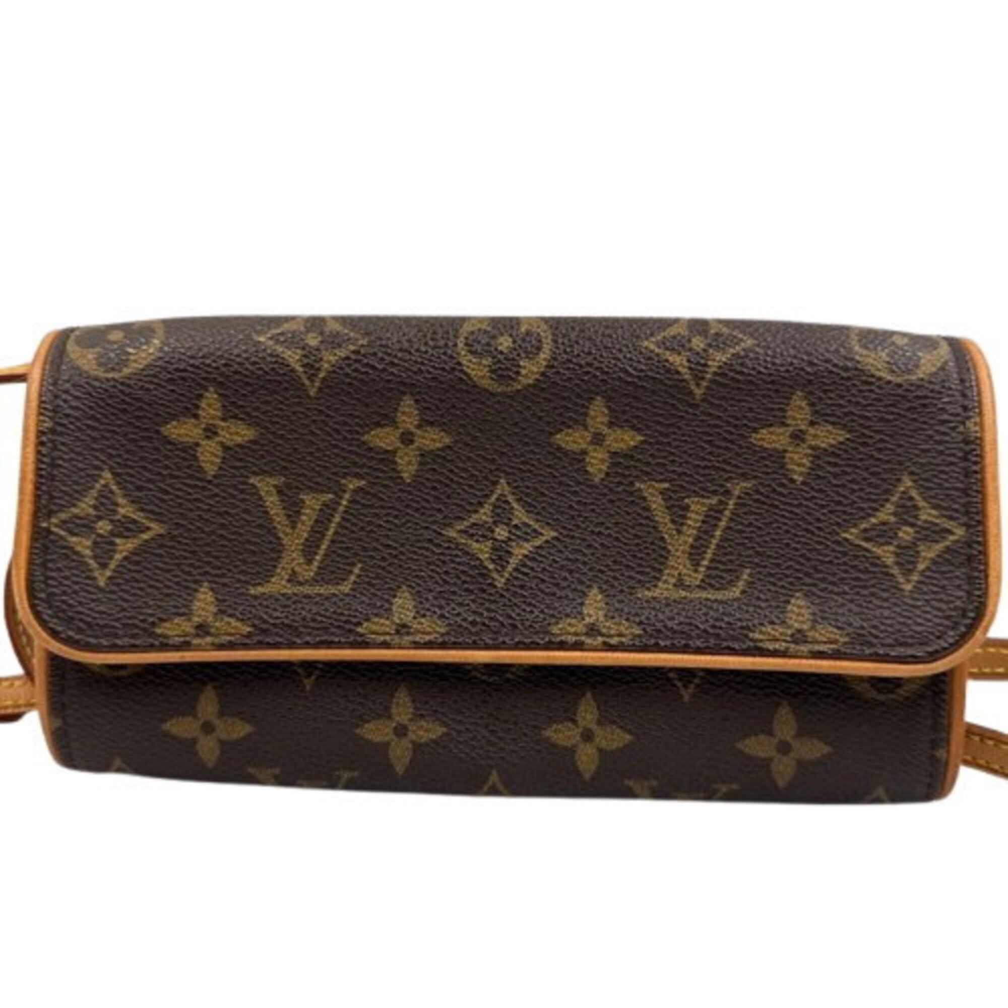 Louis Vuitton Monogram Brown Pvc Pochette Shoulder Bag (Pre-Owned)