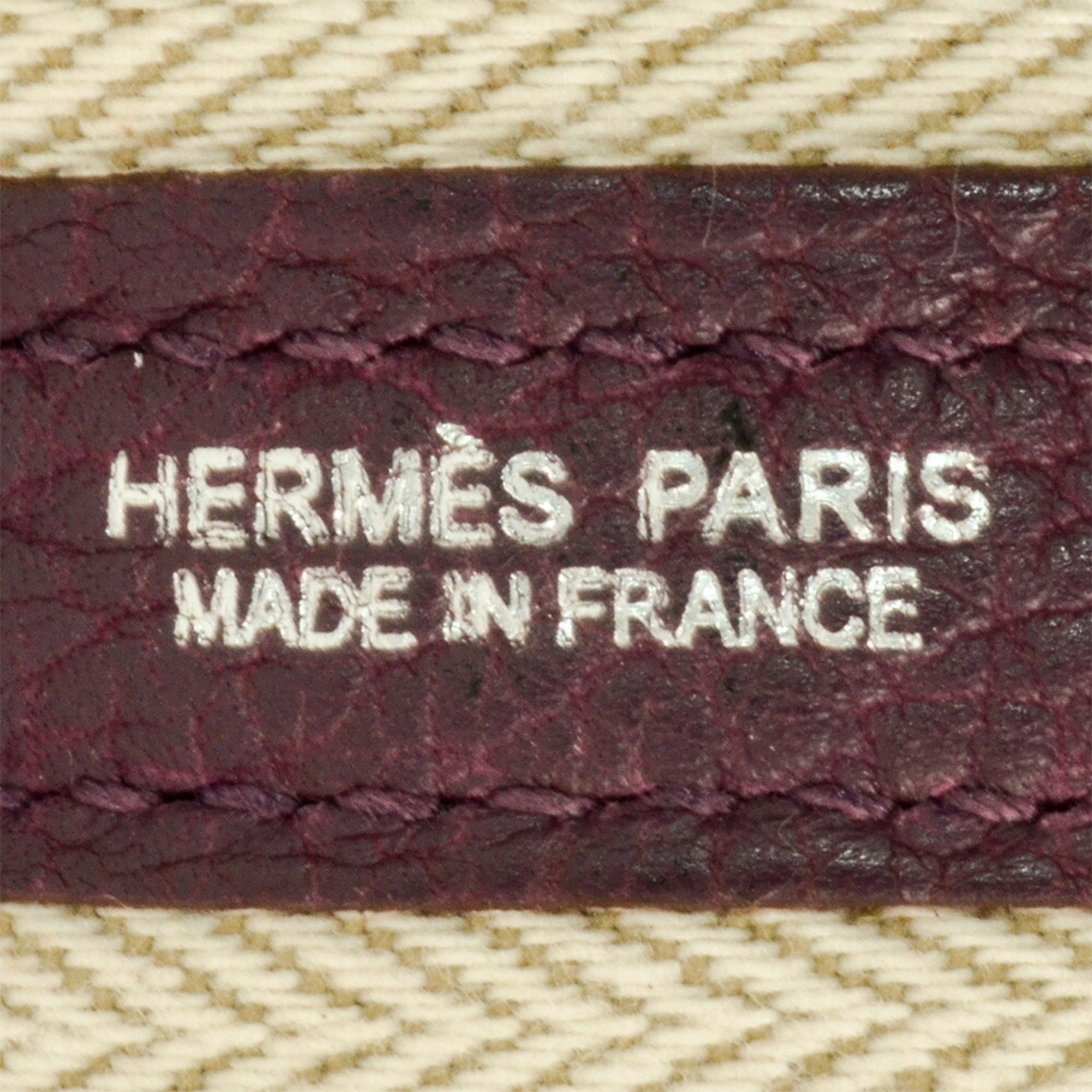 Hermes Cassis Purple Negonda Leather Tote Bag (Pre-Owned)