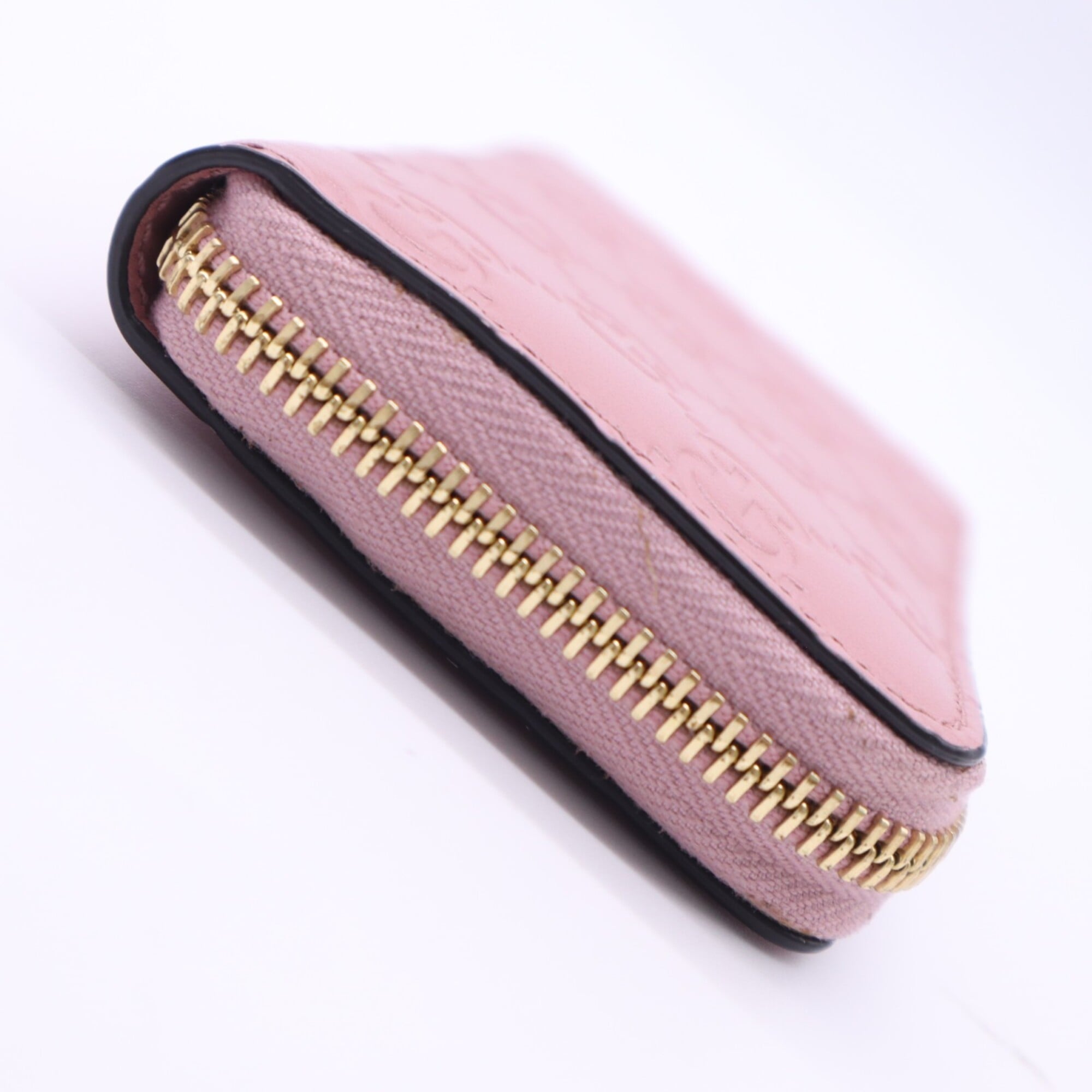 Gucci Pink Leather Coin Purse/Coin Case (Pre-Owned)