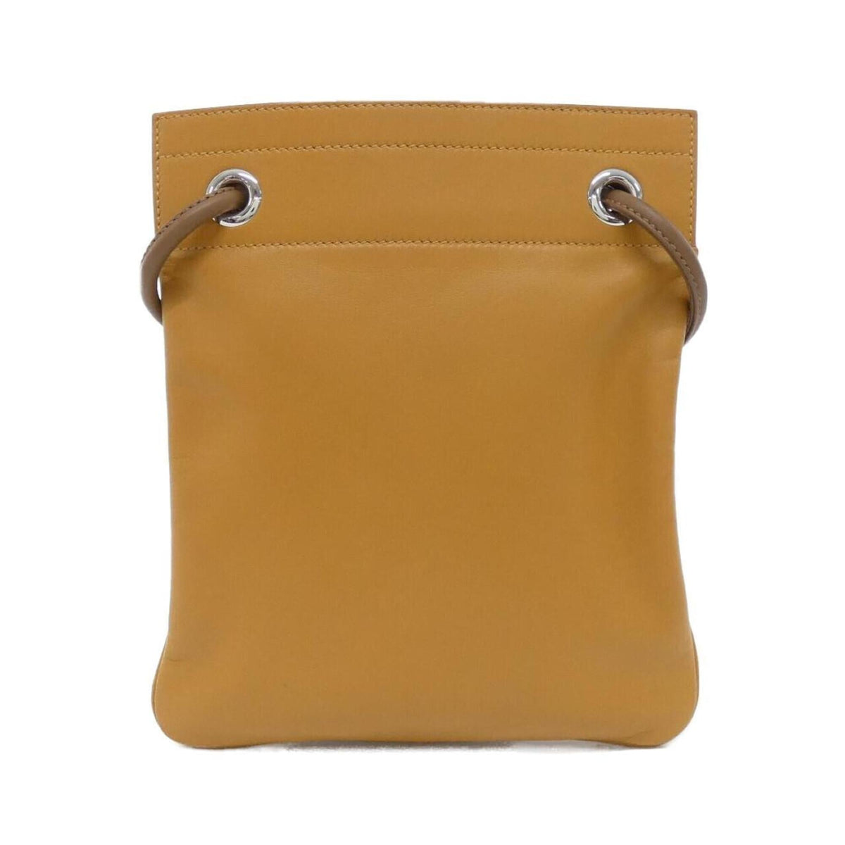 Hermes Alezan Bicolor Agneau Milo Swift Leather Shoulder Bag (Pre-Owned)