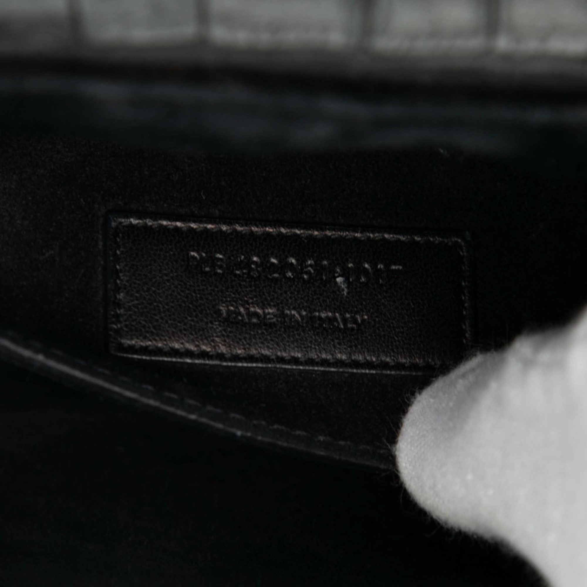 Saint Laurent Black Leather Handbag Shoulder Bag (Pre-Owned)