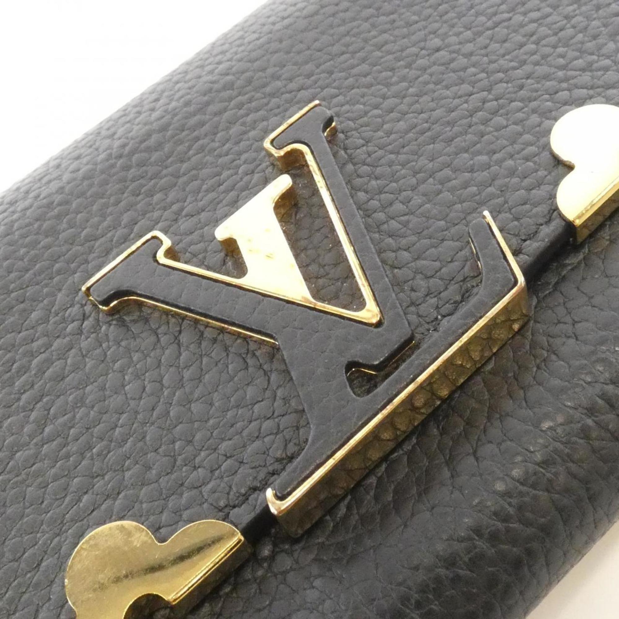 Louis Vuitton Black Long Wallet (Bi-Fold) (Pre-Owned)