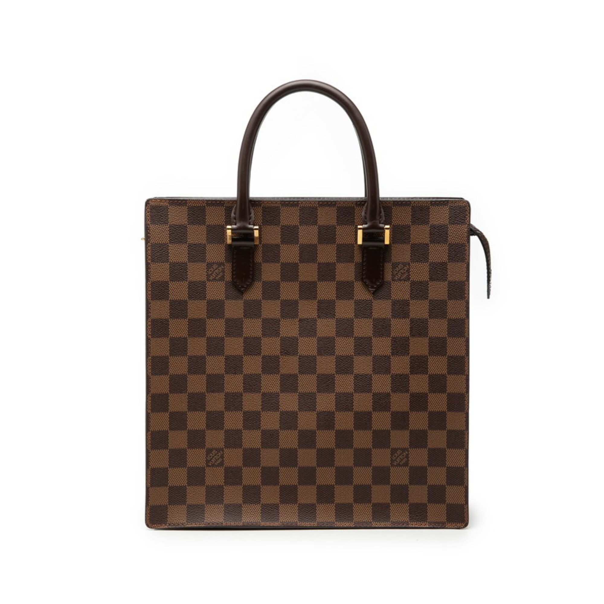 Louis Vuitton Damier Brown Pvc Leather Handbag Tote Bag (Pre-Owned)