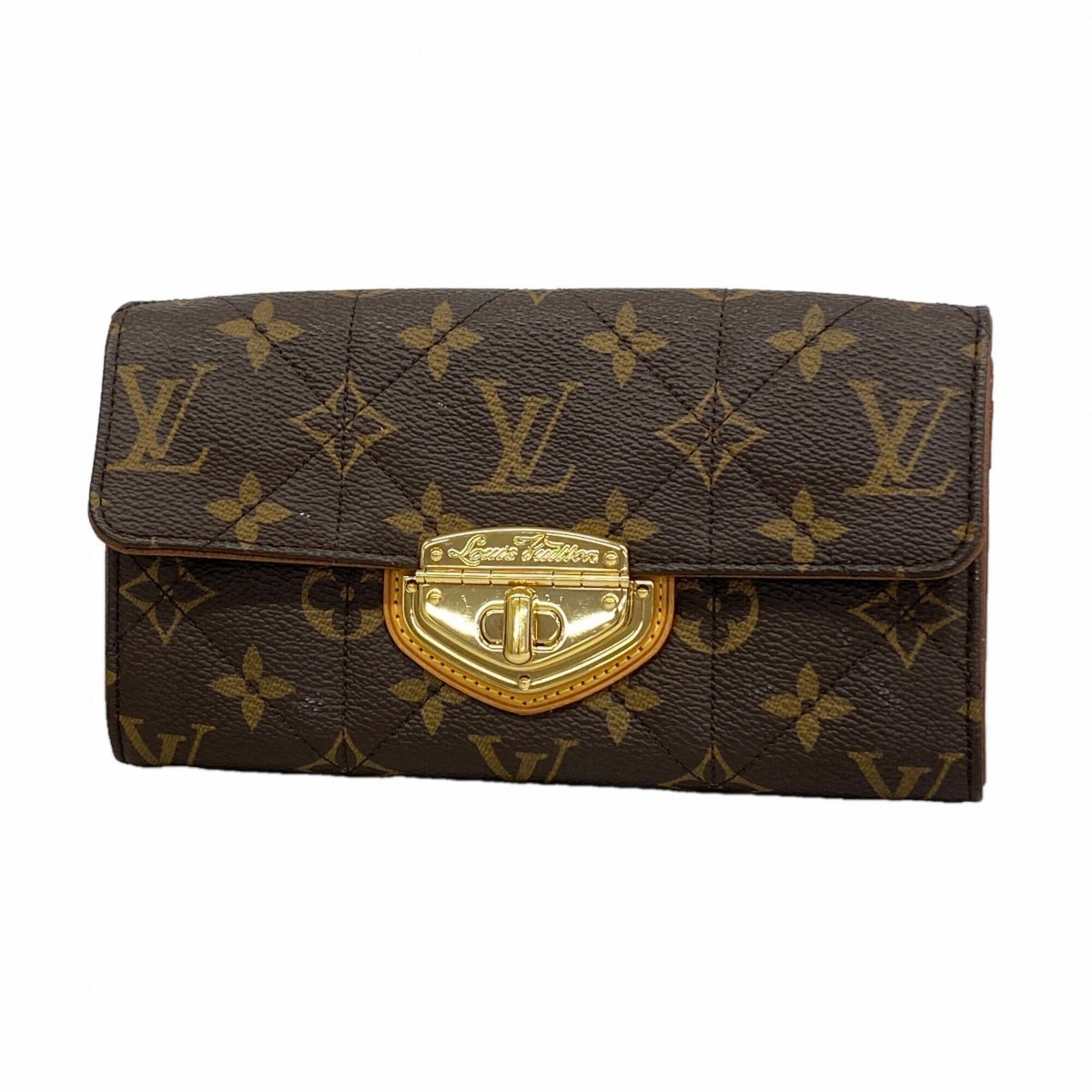 Louis Vuitton Brown Long Wallet (Bi-Fold) (Pre-Owned)
