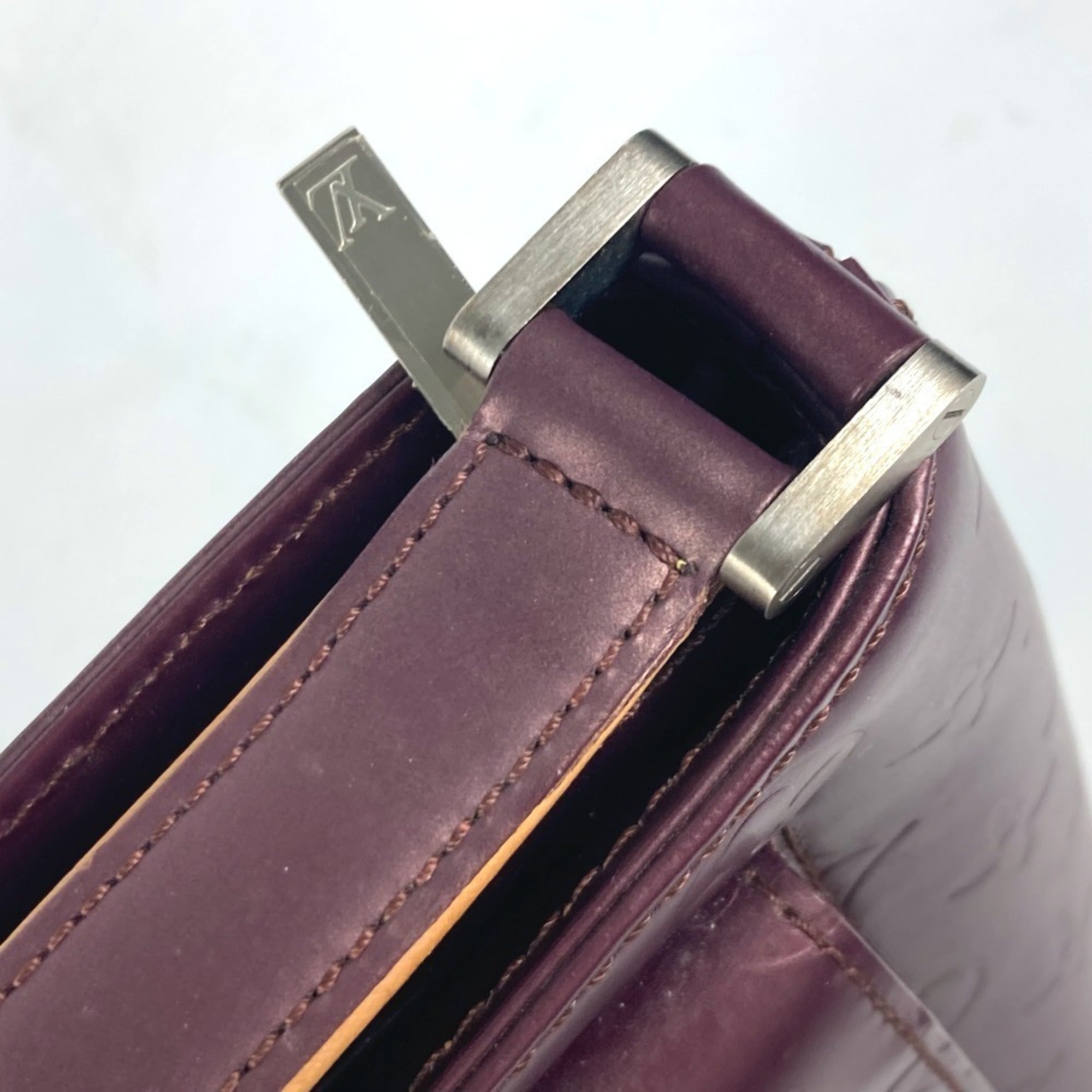 Louis Vuitton Purple Violet Monogram Mat Shoulder Bag (Pre-Owned)