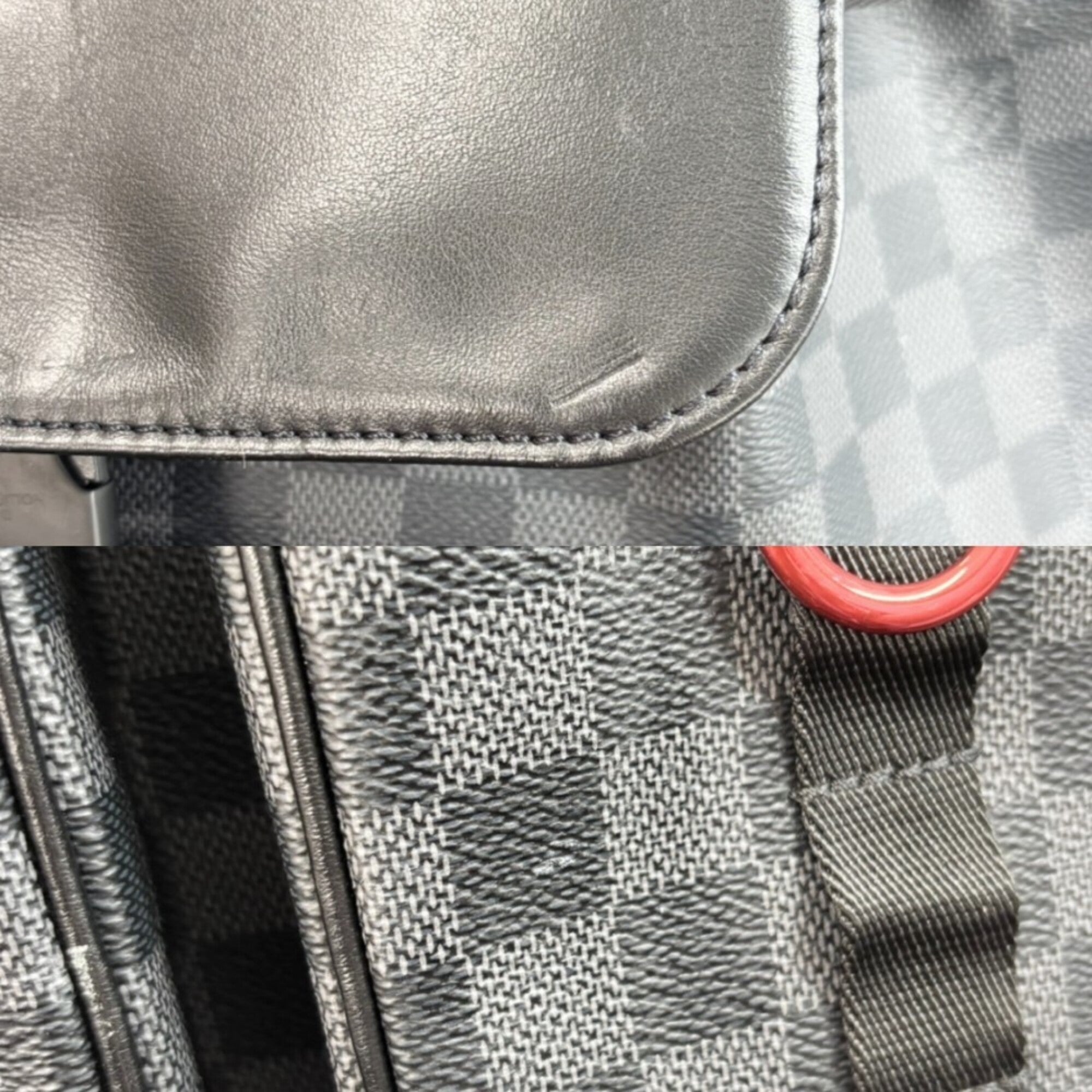 Louis Vuitton Black Damier Graphite Backpack (Pre-Owned)