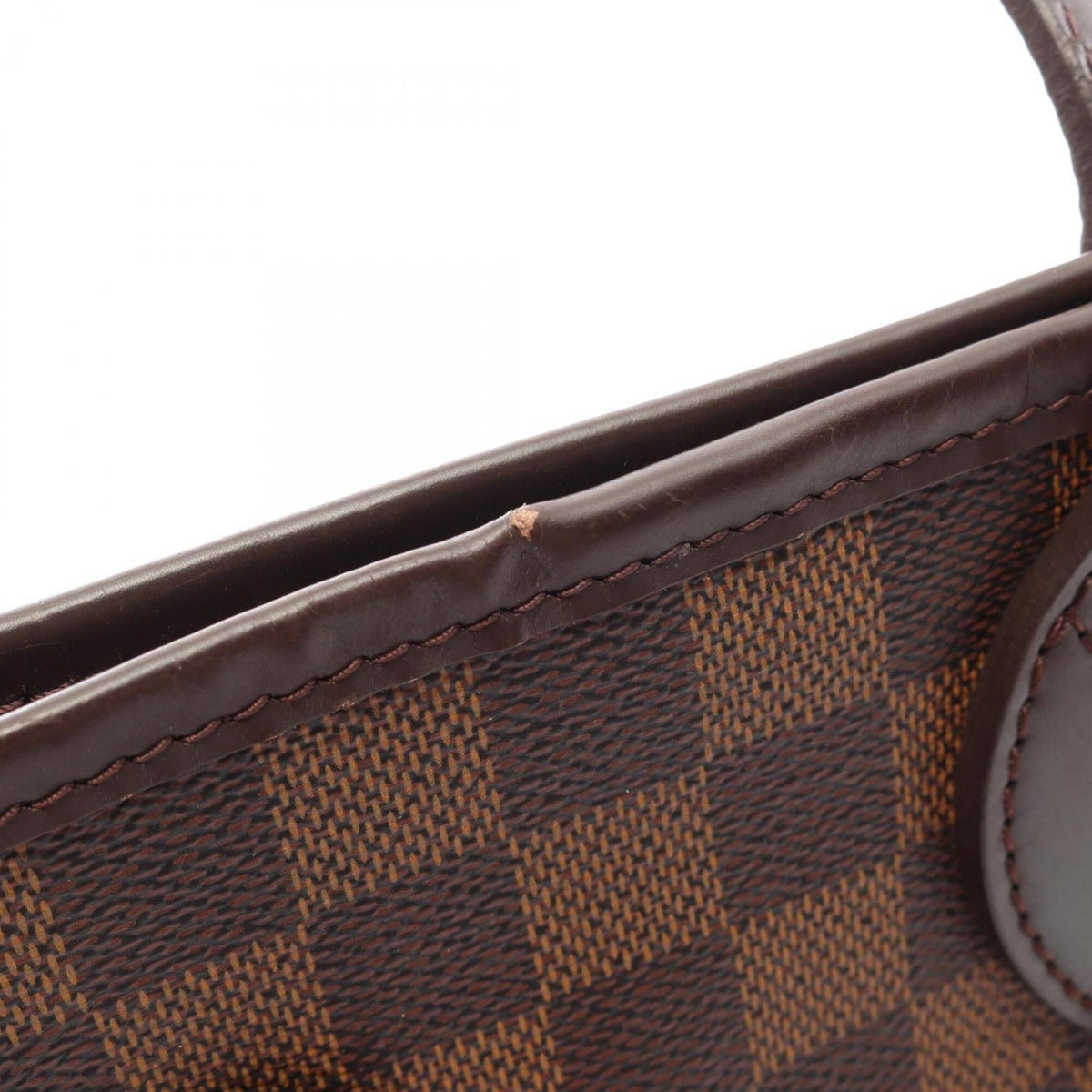 Louis Vuitton Brown Ebene Coated Canvas Damier Canvas Leather Handbag Tote Bag (Pre-Owned)