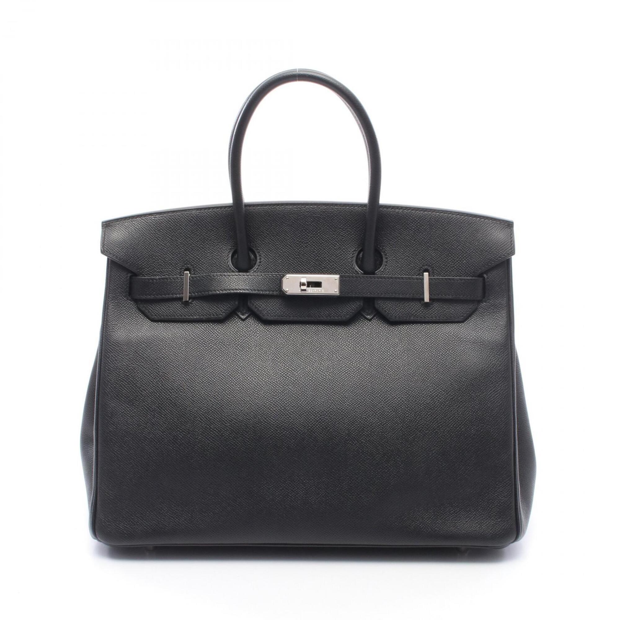 Hermes Black Epsom Leather Handbag (Pre-Owned)