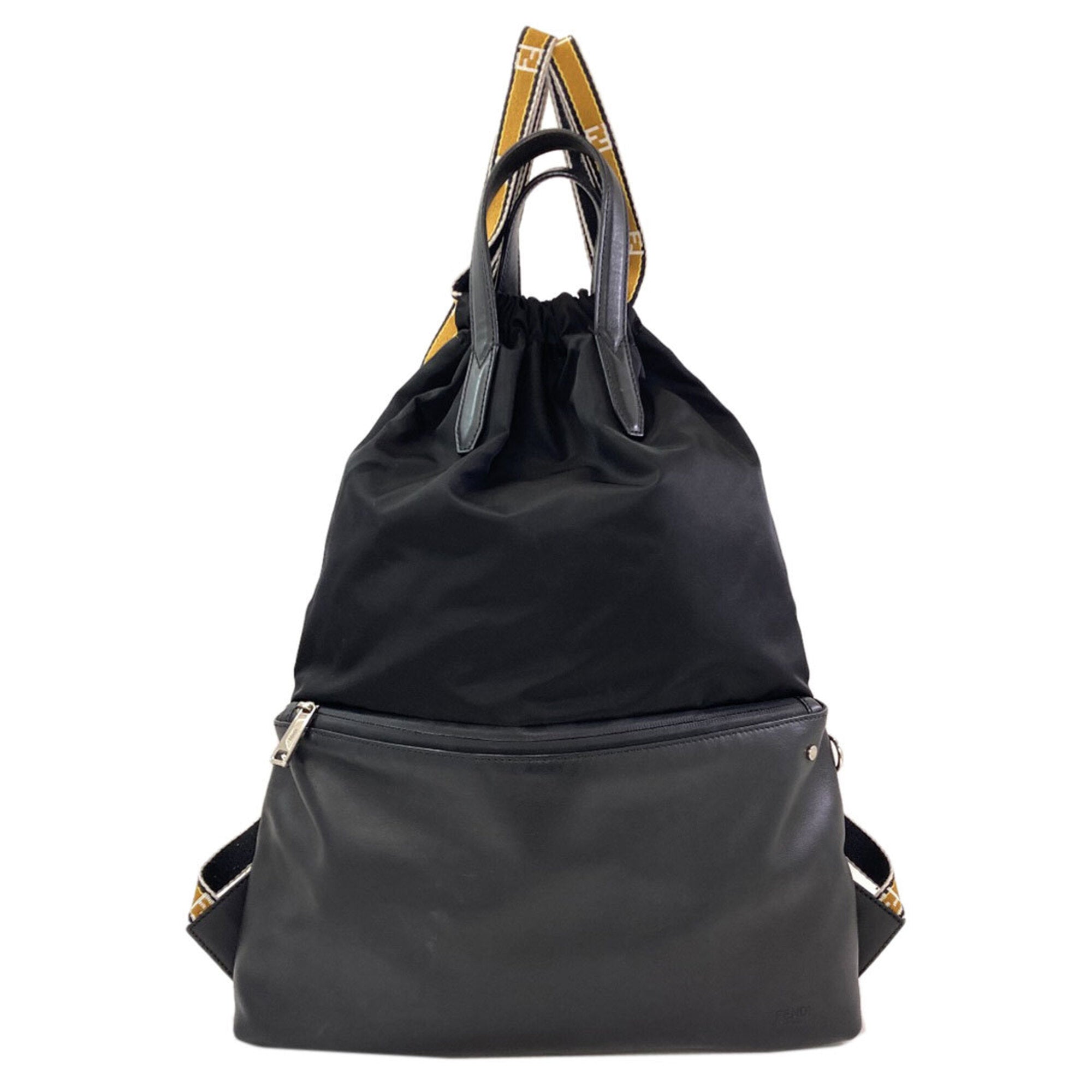Fendi Black Nylon Backpack (Pre-Owned)