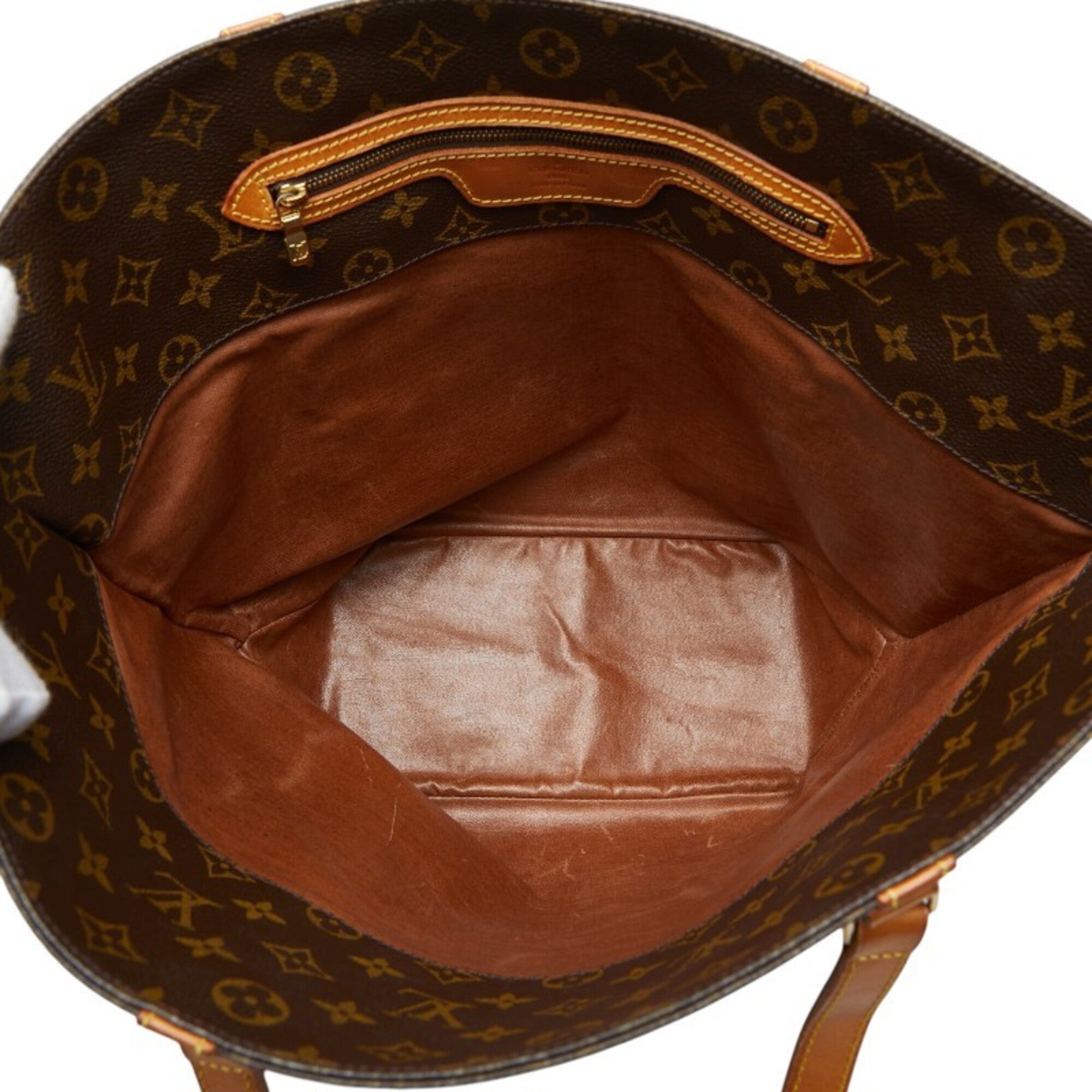 Louis Vuitton Brown Pvc Leather Shoulder Bag Tote Bag (Pre-Owned)