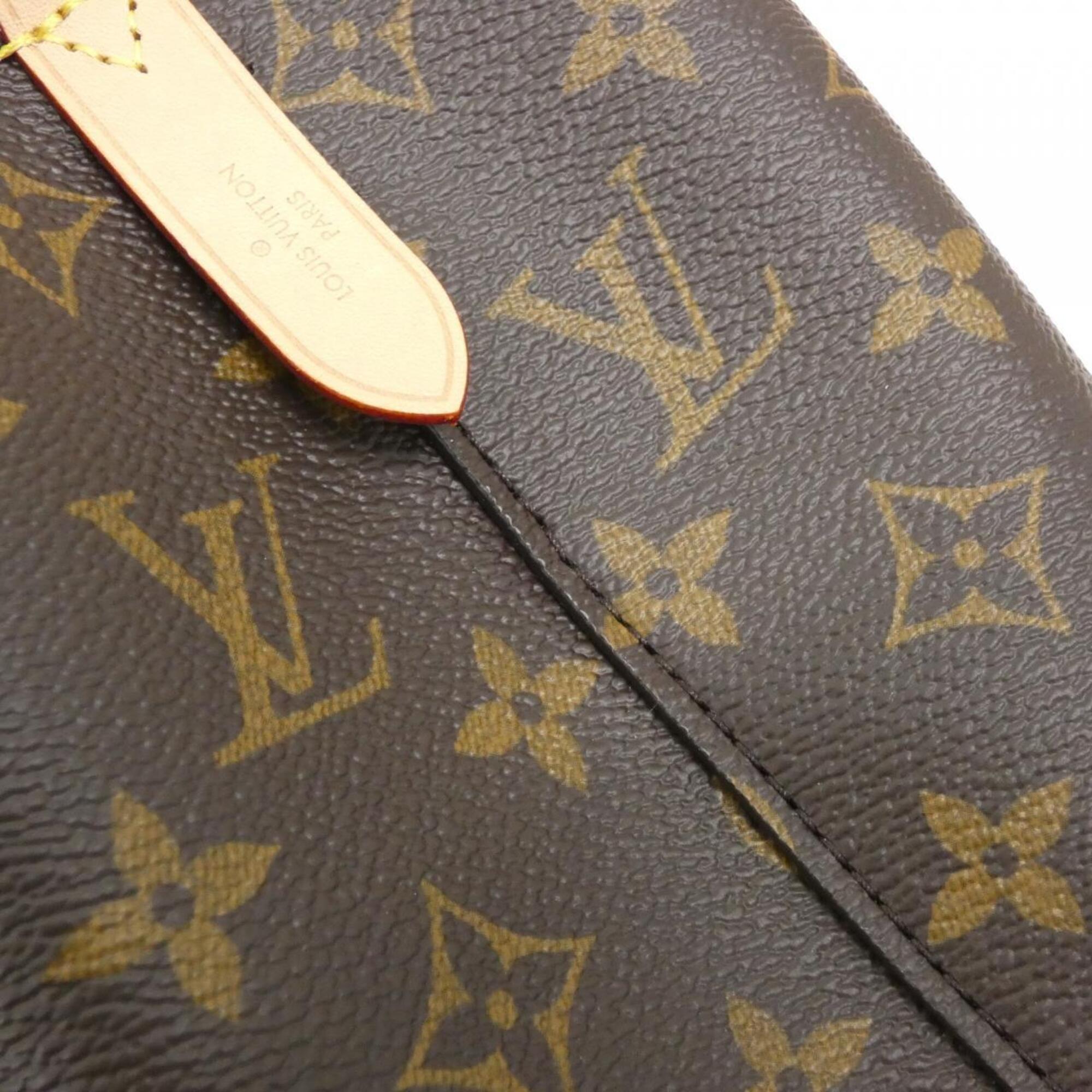 Louis Vuitton Brown Coated Canvas Shoulder Bag (Pre-Owned)