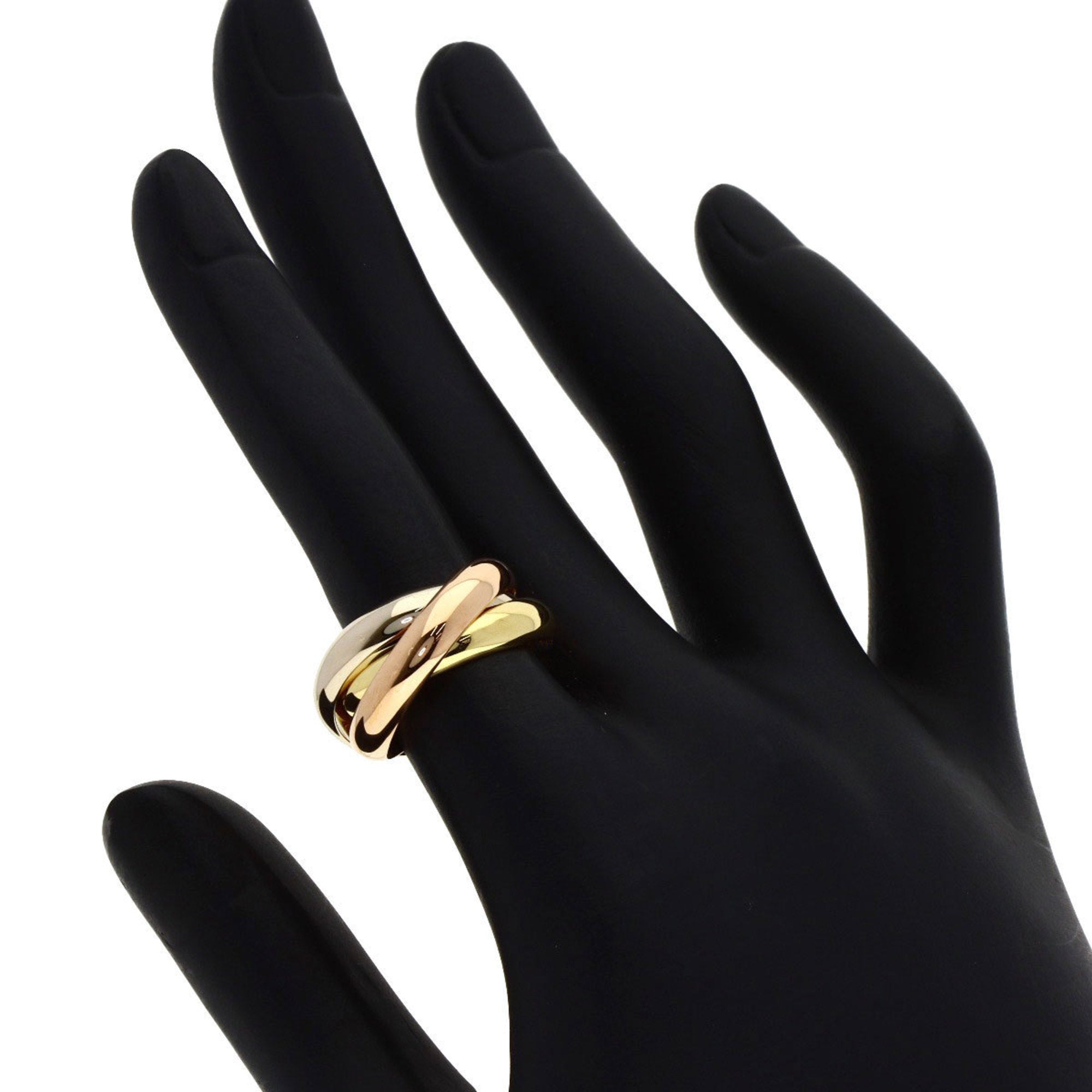 Cartier Trinity Yellow Gold (18K) Pink Gold (18K) White Gold (18K) Band Ring (Pre-Owned)