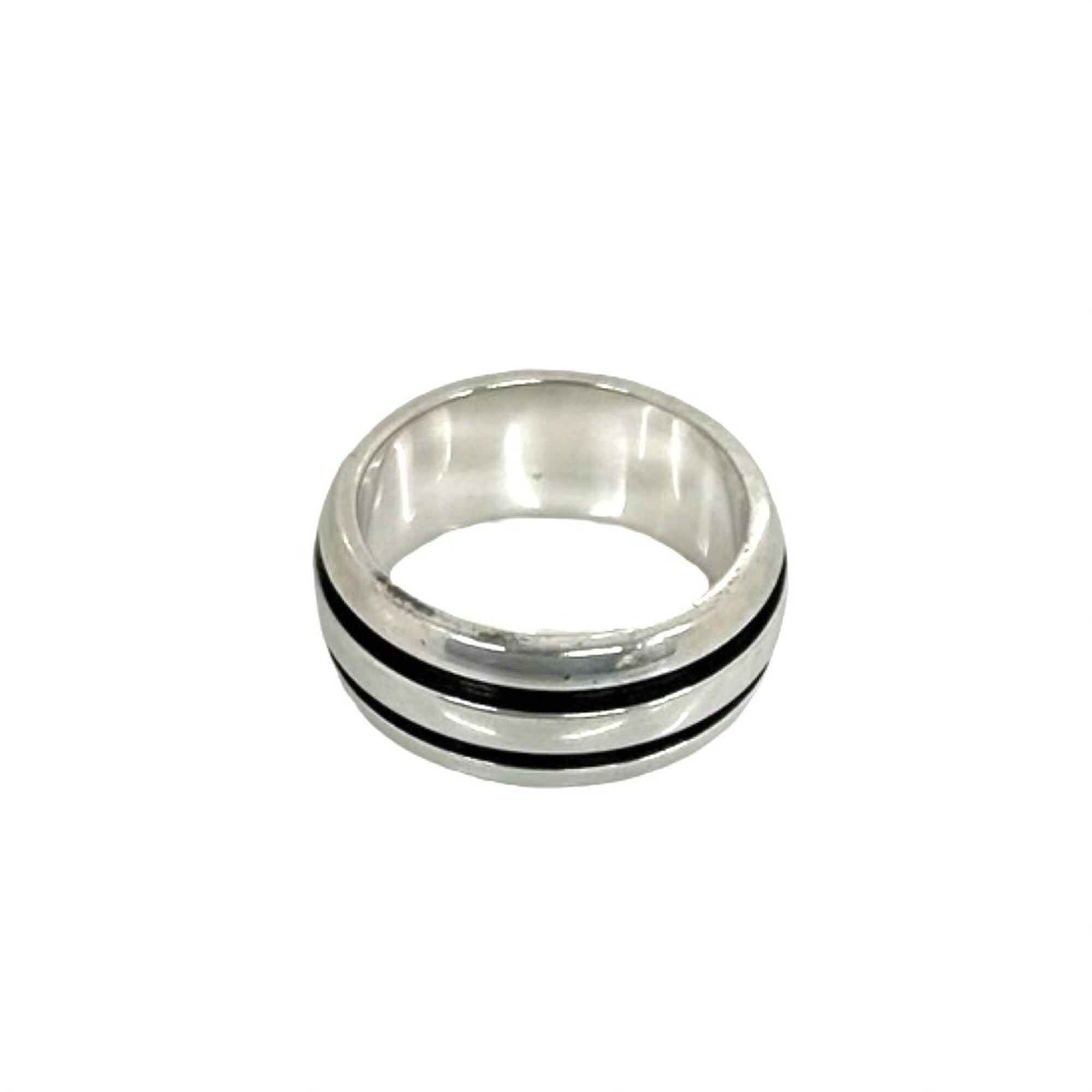 Tiffany Silver Silver 925 Band Ring (Pre-Owned)