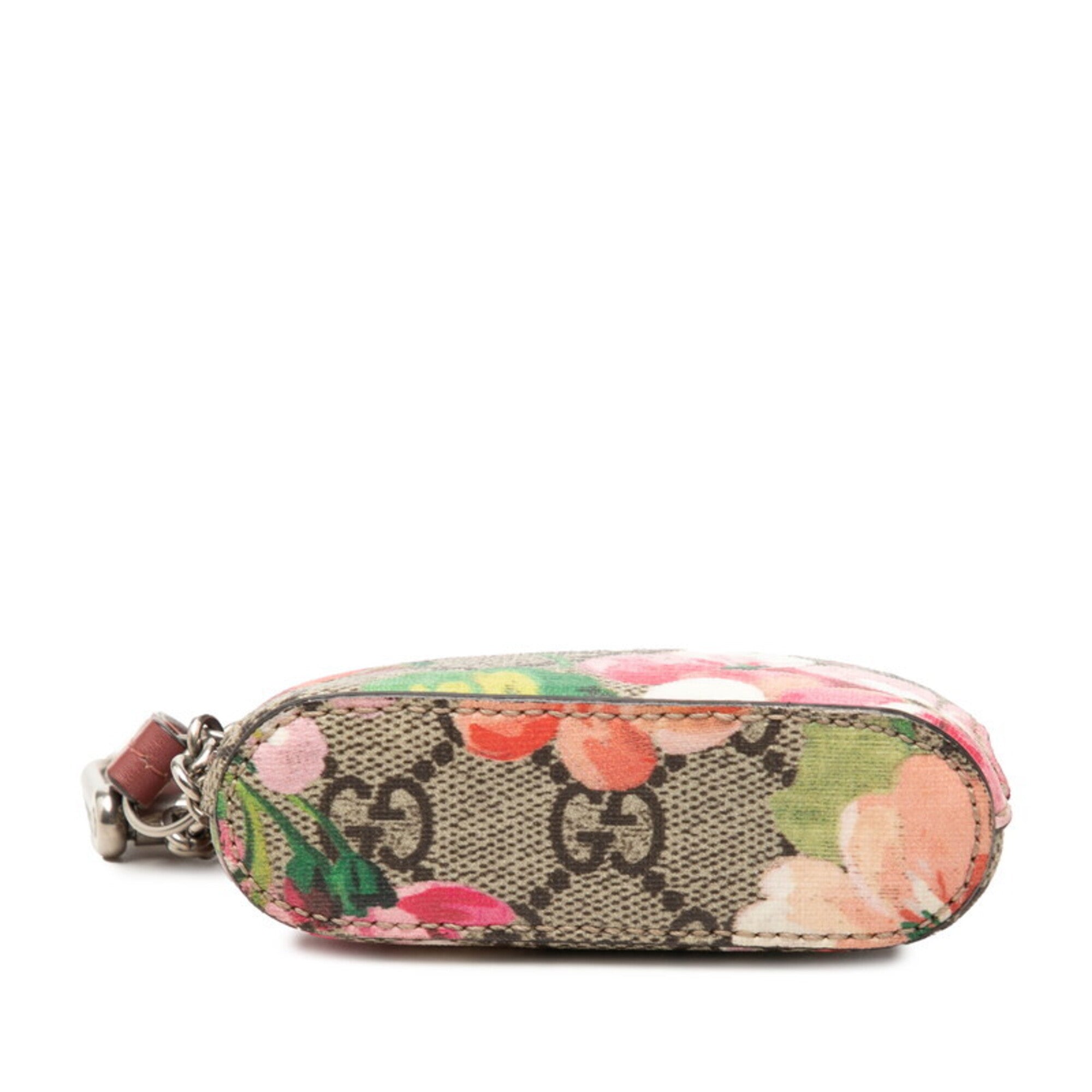 Gucci Gg Blooms Beige Pink Leather Coin Purse/Coin Case (Pre-Owned)