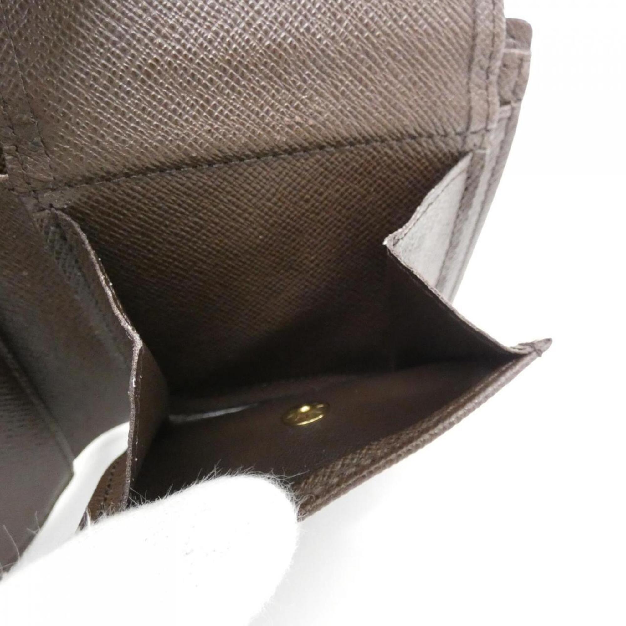 Louis Vuitton Ebene Coated Canvas Wallet (Bi-Fold) (Pre-Owned)