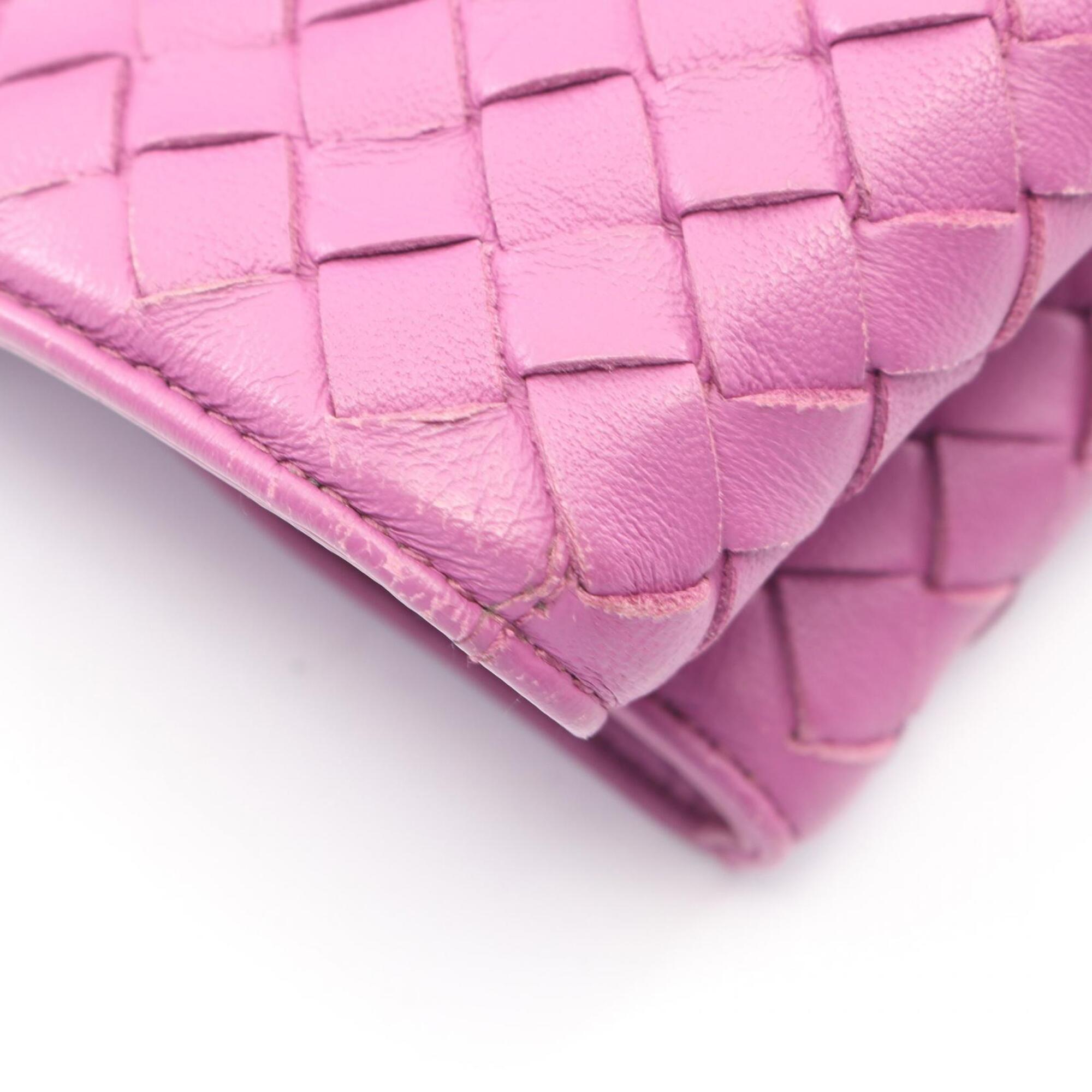Bottega Veneta Pink Intrecciato Handbag Tote Bag (Pre-Owned)