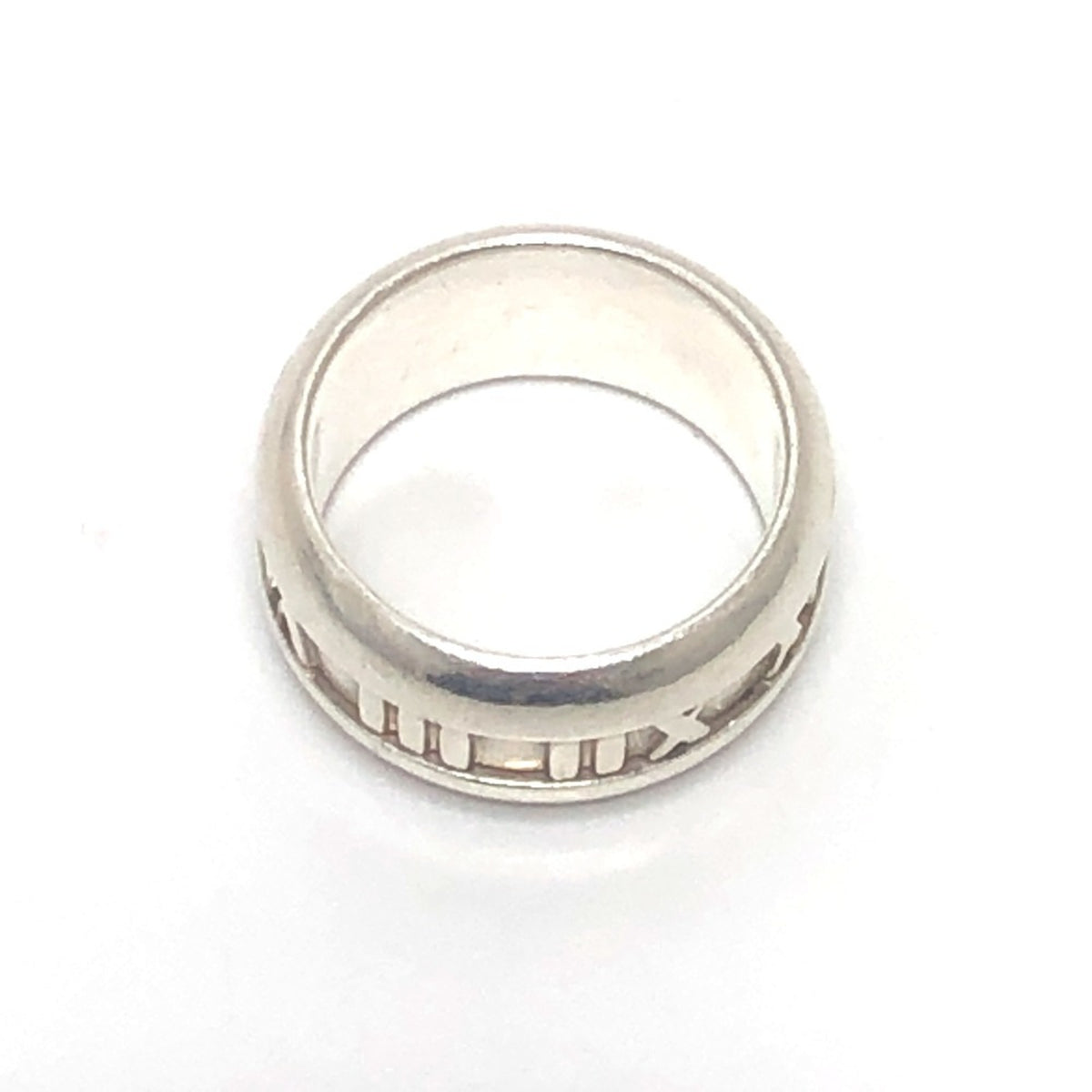 Tiffany Silver Silver 925 Band Ring (Pre-Owned)