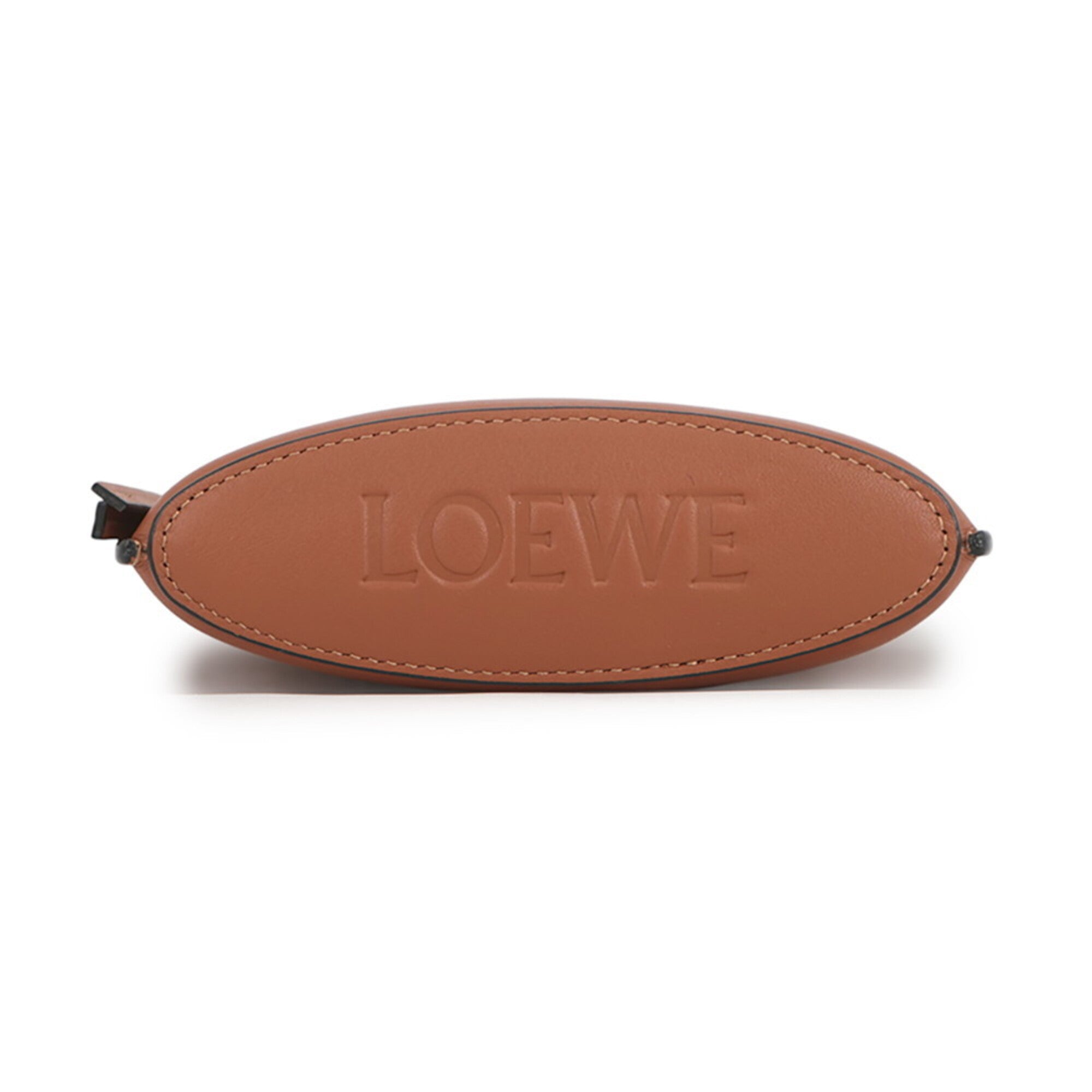 Loewe Brown Leather Handbag Pochette Shoulder Bag (Pre-Owned)