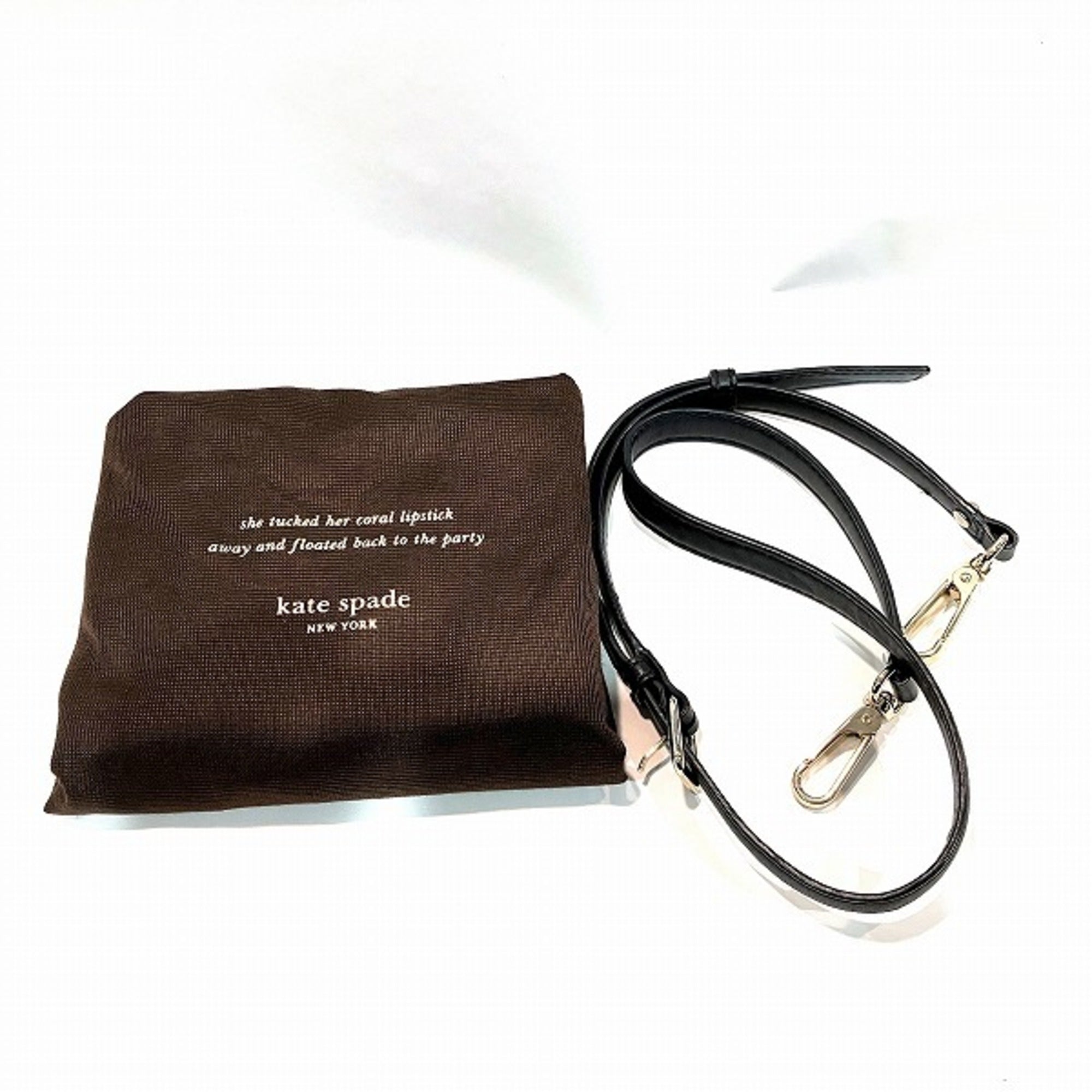 Kate Spade Black Leather Handbag Shoulder Bag (Pre-Owned)