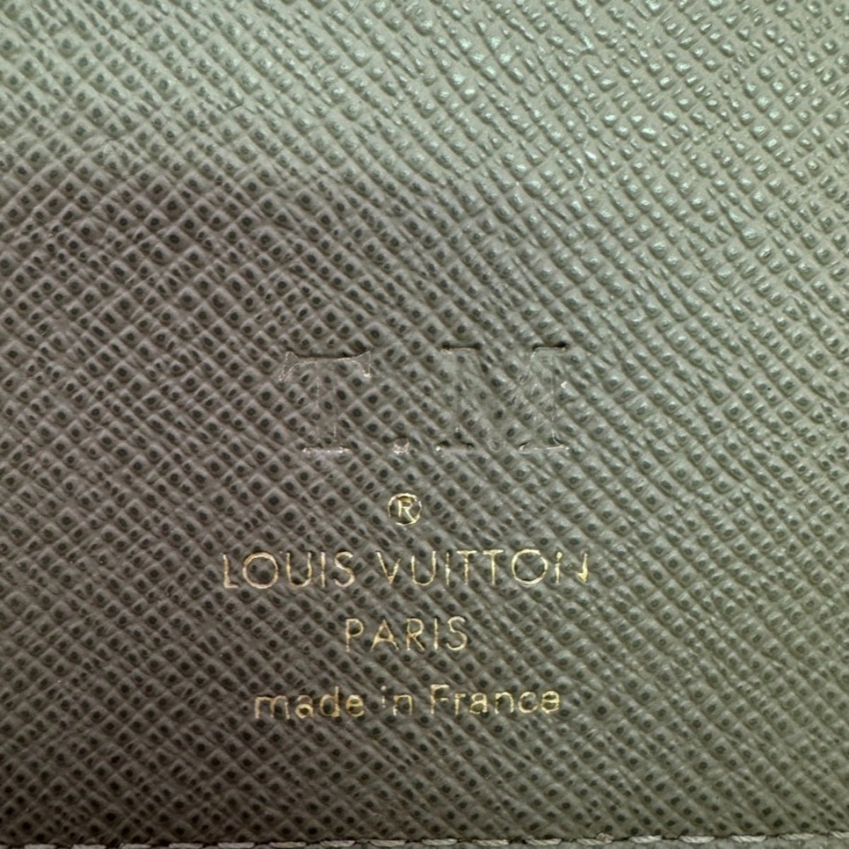 Louis Vuitton Green Canvas Long Wallet (Bi-Fold) (Pre-Owned)
