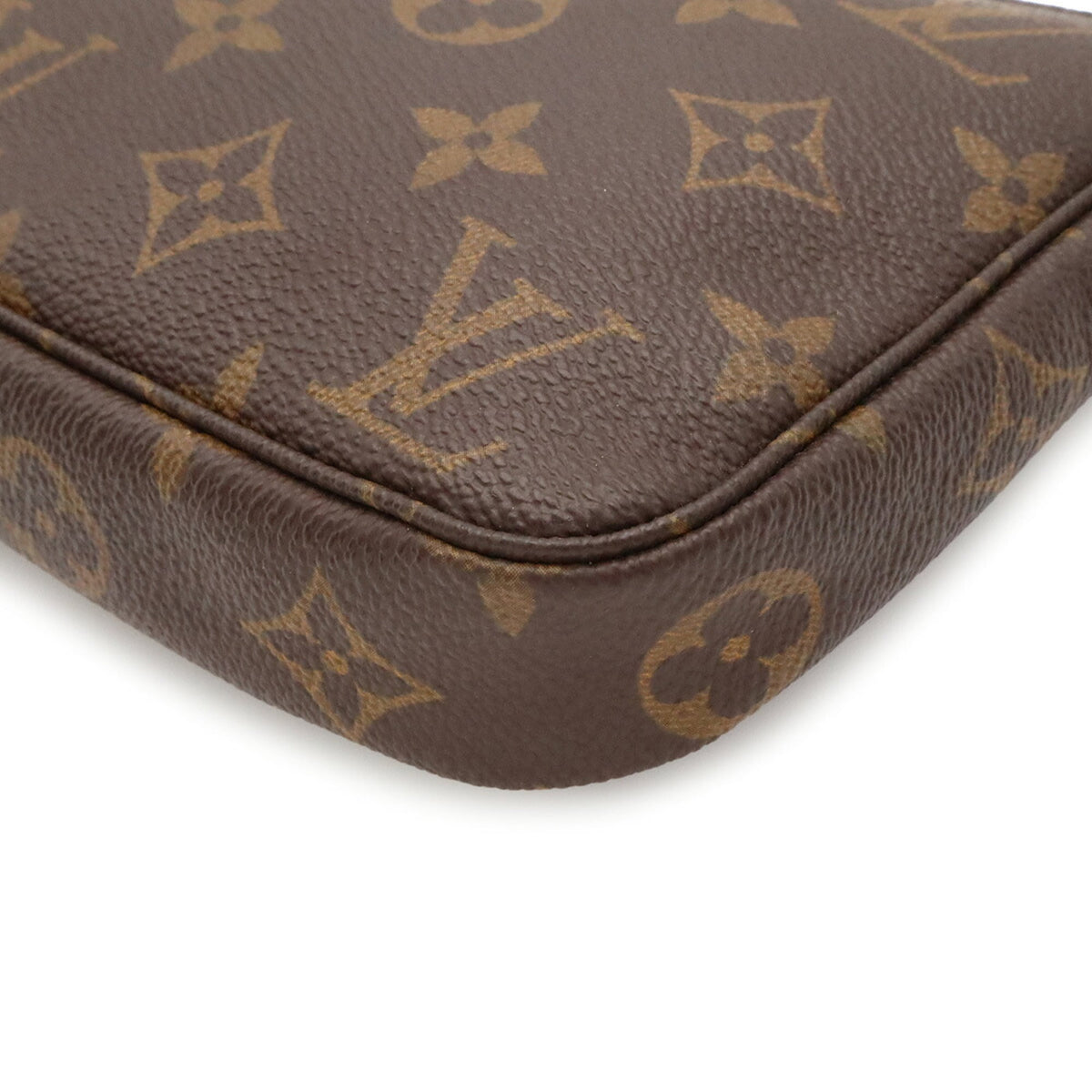 Louis Vuitton Brown Monogram Monogram Handbag Pochette Pouch (Pre-Owned)