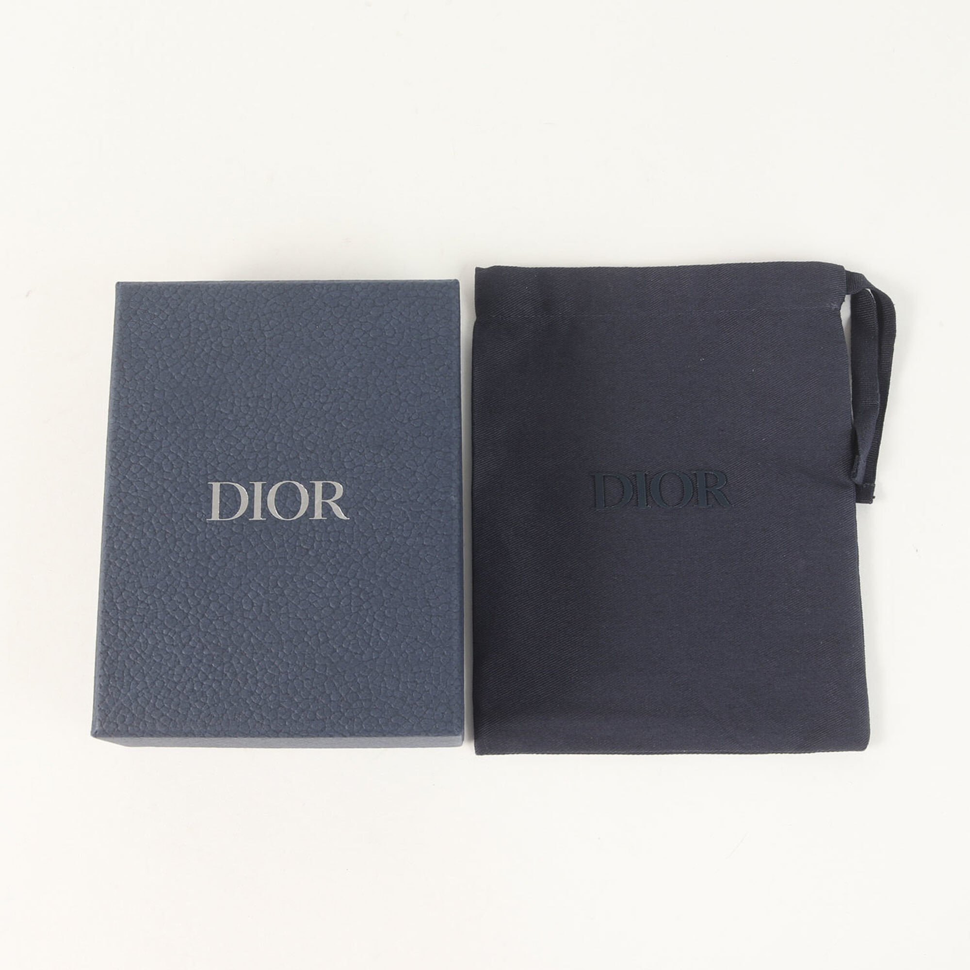 Christian Dior Silver Yellow Nylon Leather Wallet (Bi-Fold) (Pre-Owned)