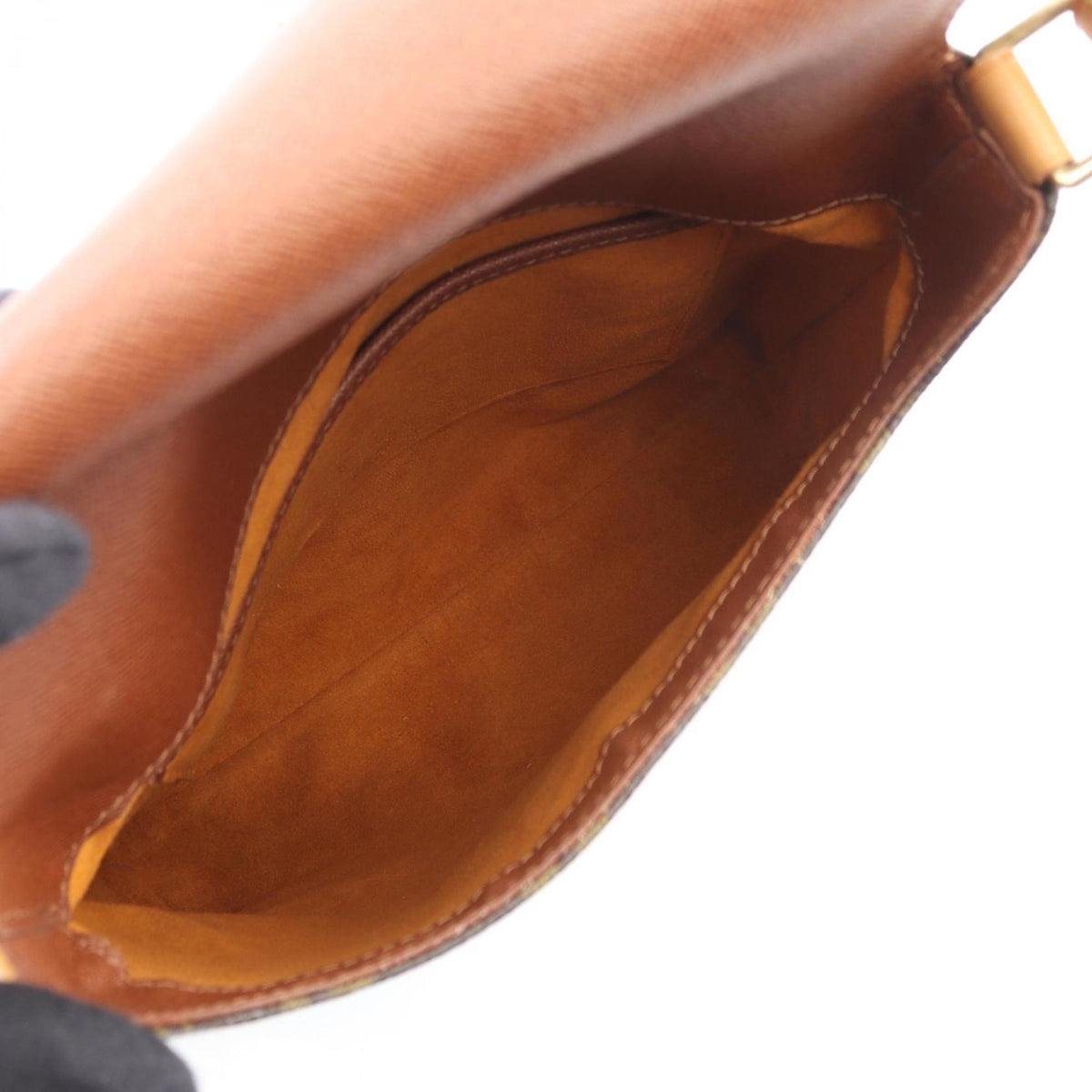 Louis Vuitton Brown Monogram Coated Canvas Leather Handbag Shoulder Bag (Pre-Owned)