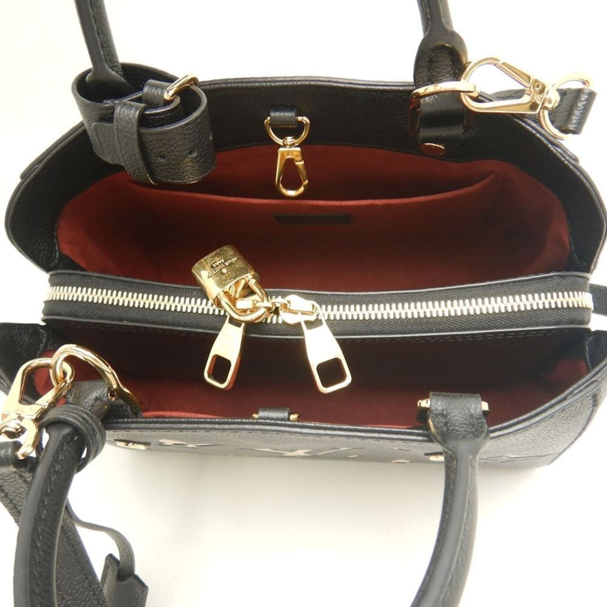 Louis Vuitton Monogram Noir Monogram Empreinte Handbag (Pre-Owned)