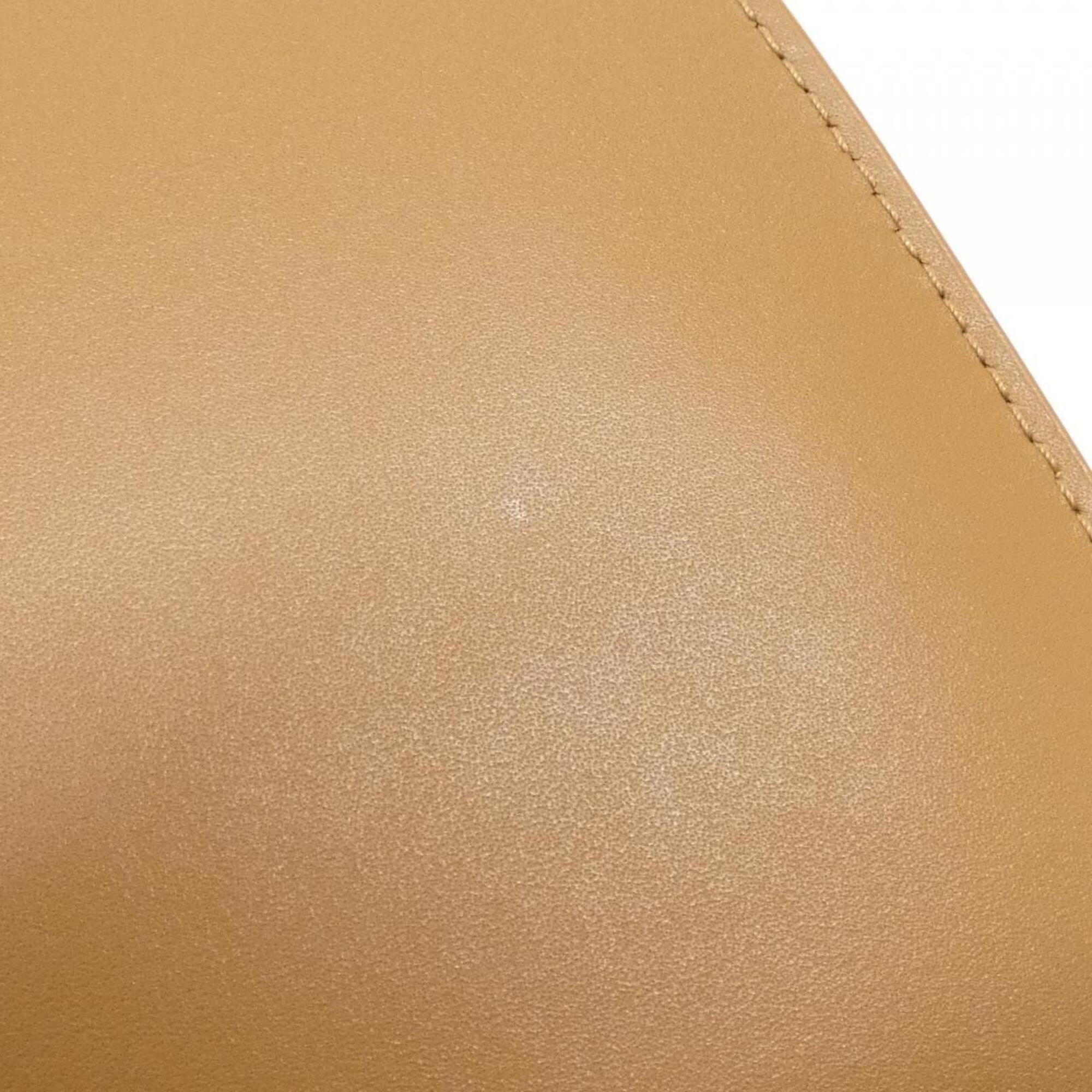 Christian Dior Brown Leather Shoulder Bag (Pre-Owned)