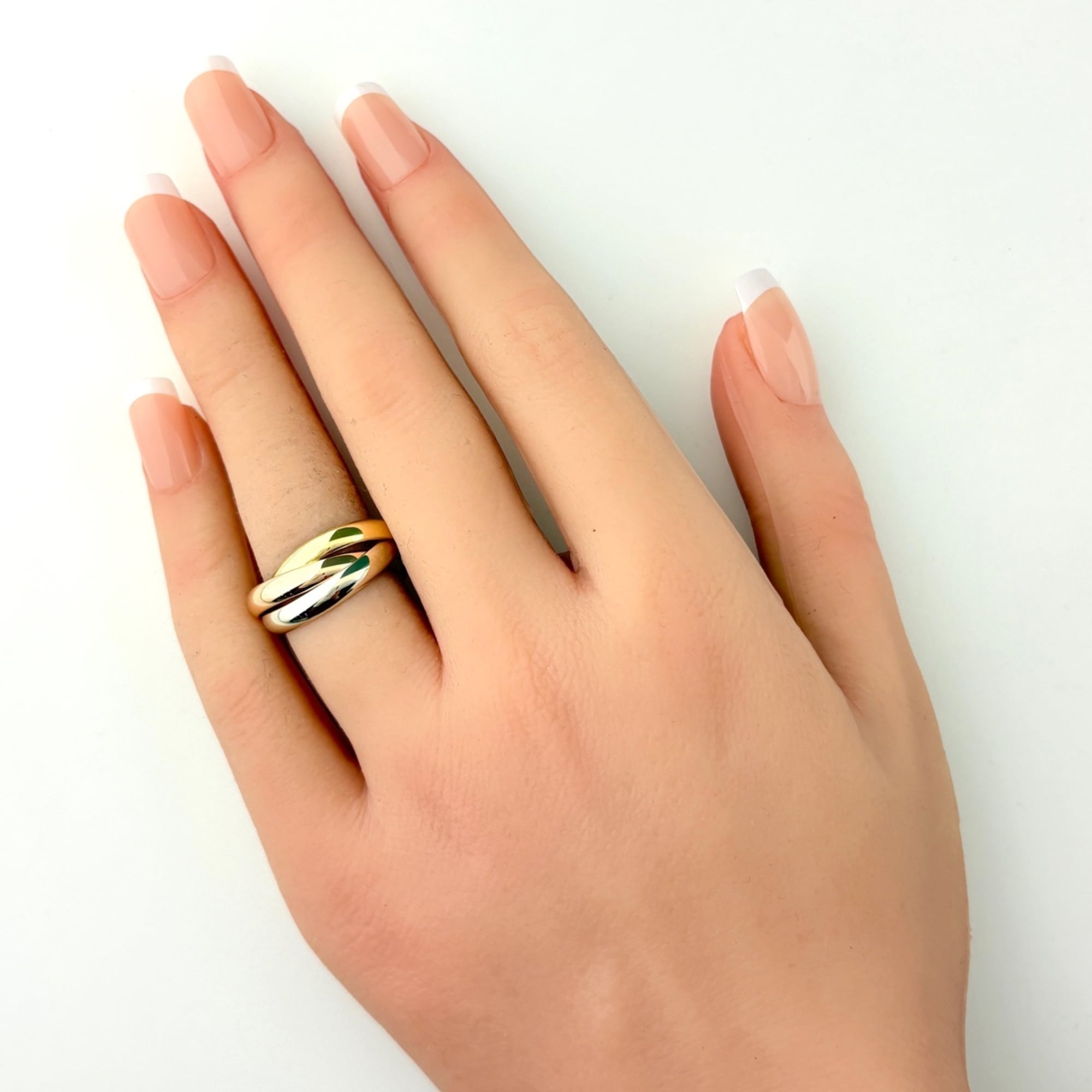 Cartier Yellow Gold (18K) Pink Gold (18K) White Gold (18K) Band Ring (Pre-Owned)