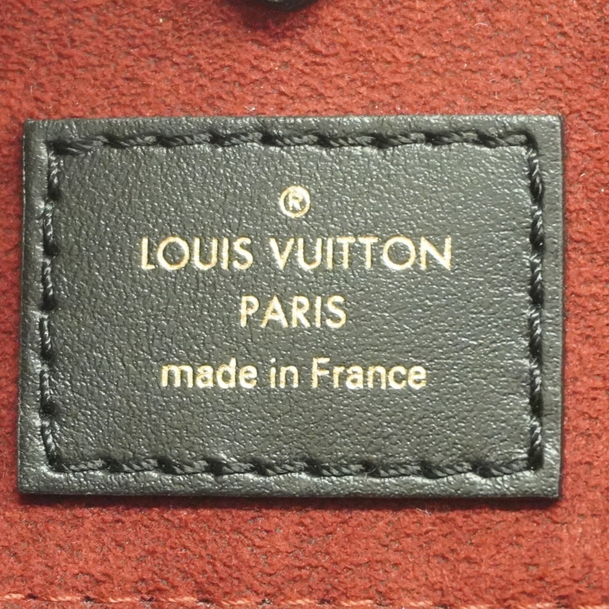 Louis Vuitton Beige Black Tote Bag (Pre-Owned)