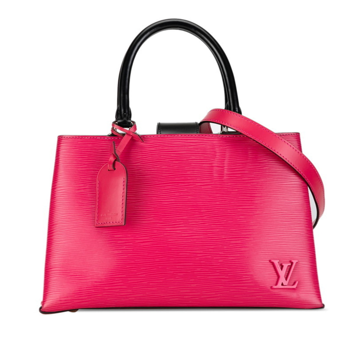 Louis Vuitton Hot Pink Leather Handbag Shoulder Bag (Pre-Owned)