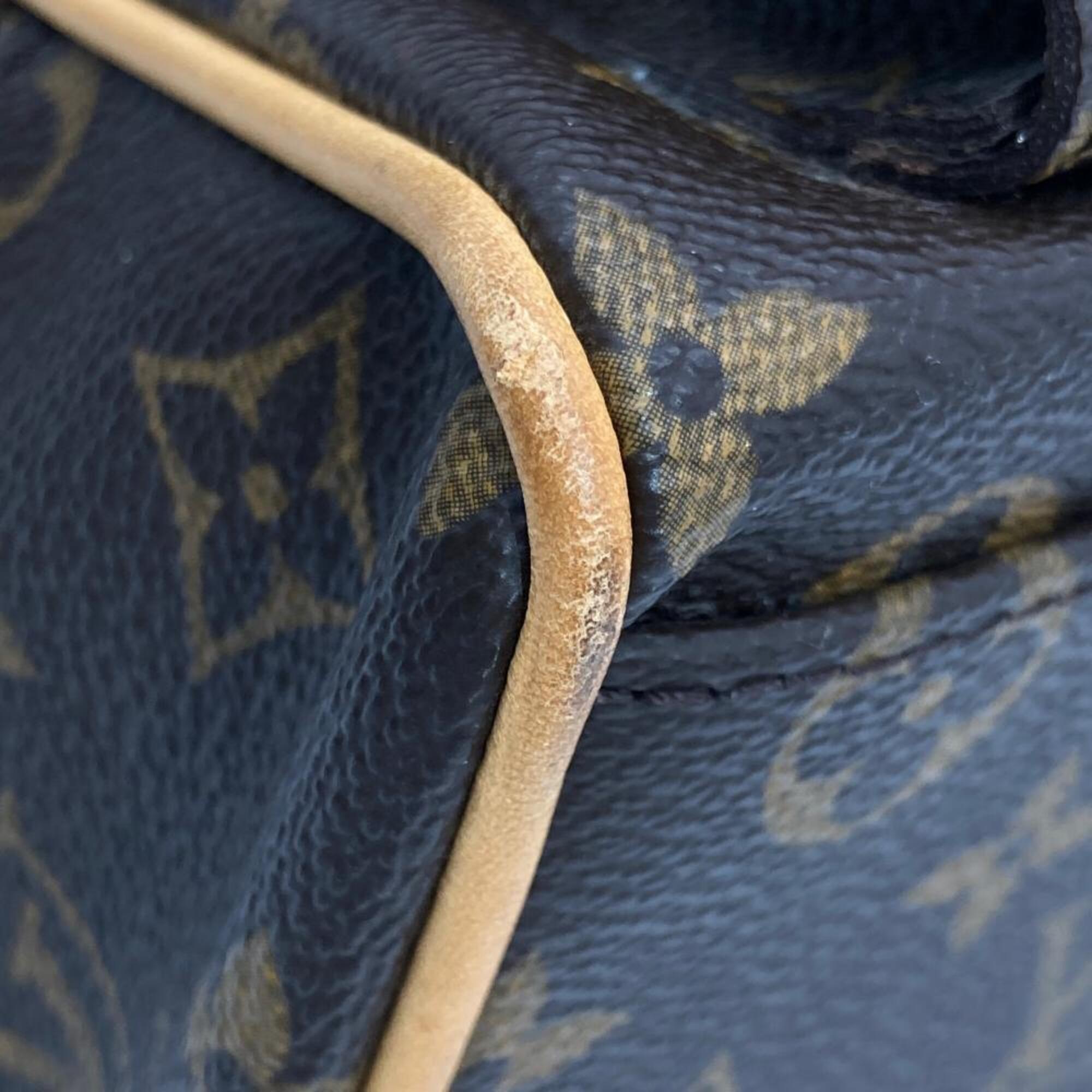 Louis Vuitton Brown Monogram Canvas Handbag (Pre-Owned)
