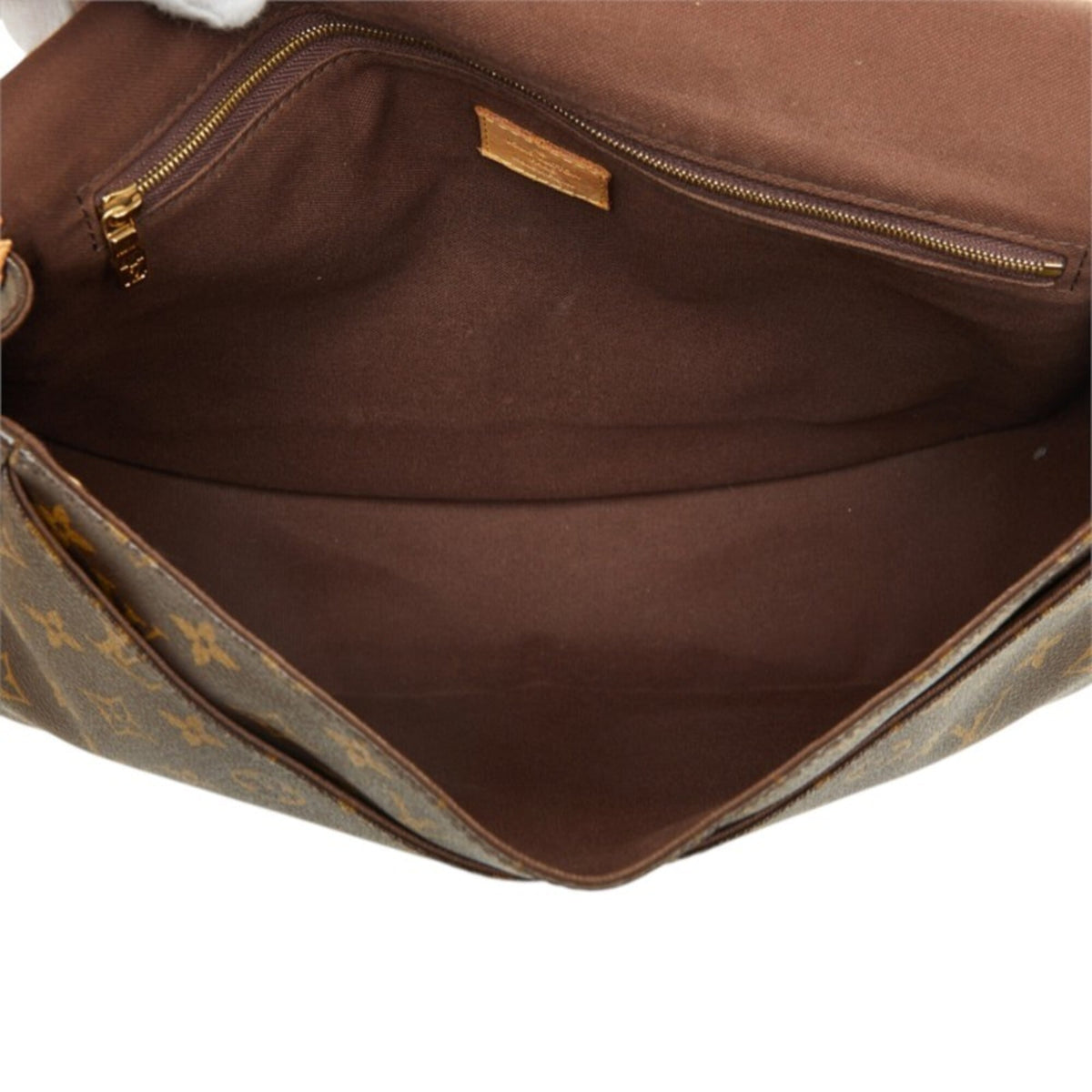Louis Vuitton Brown Pvc Leather Shoulder Bag (Pre-Owned)