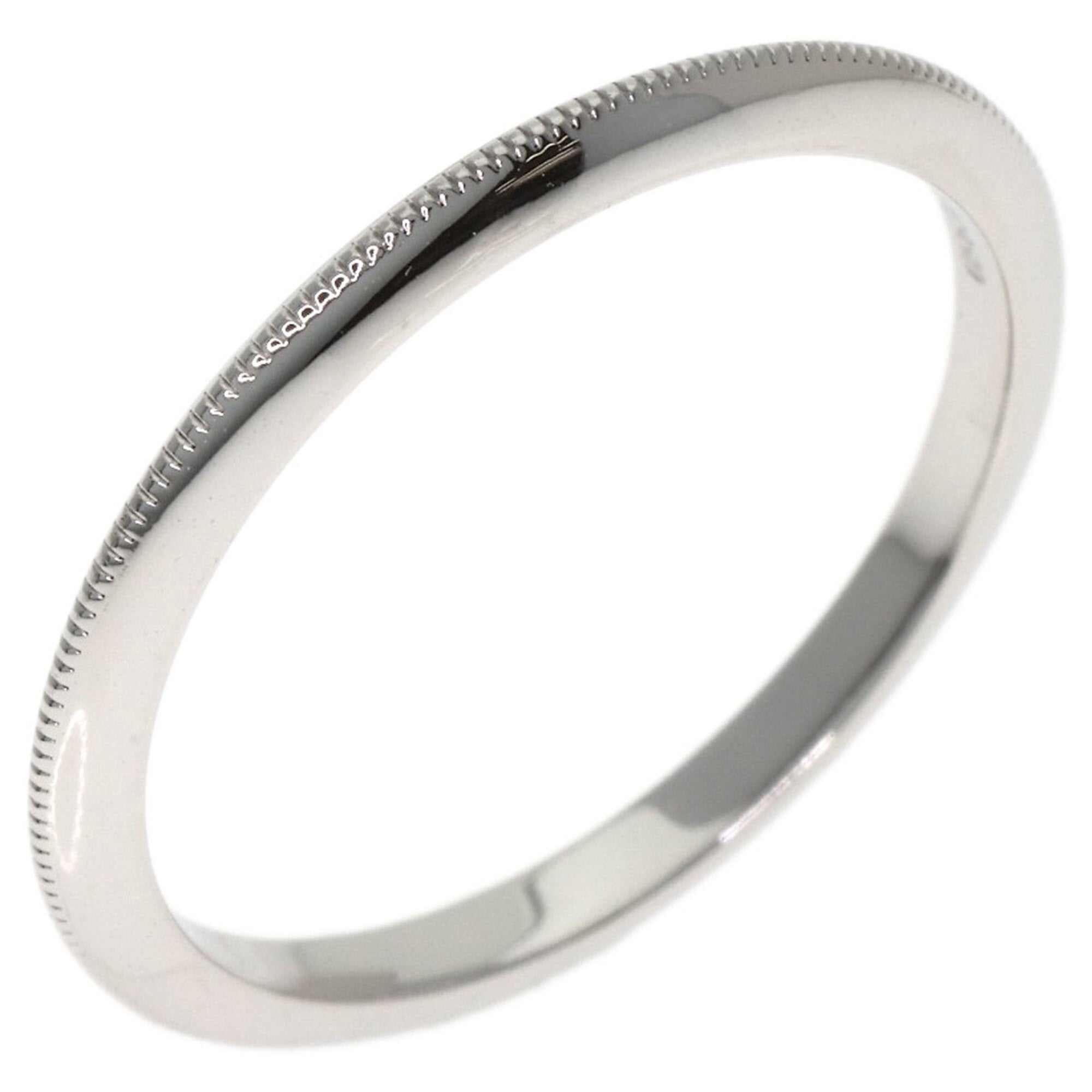 Tiffany Platinum Platinum 950 Band Ring (Pre-Owned)