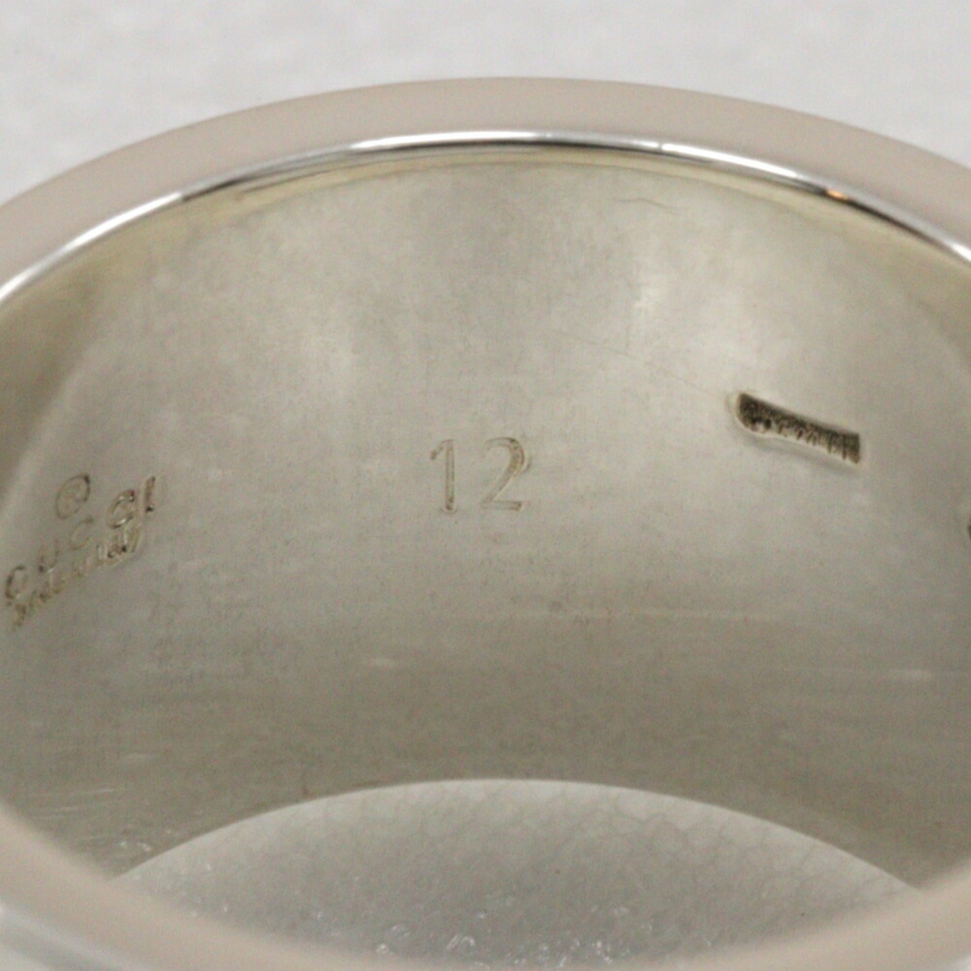 Gucci Silver 925 Band Ring (Pre-Owned)