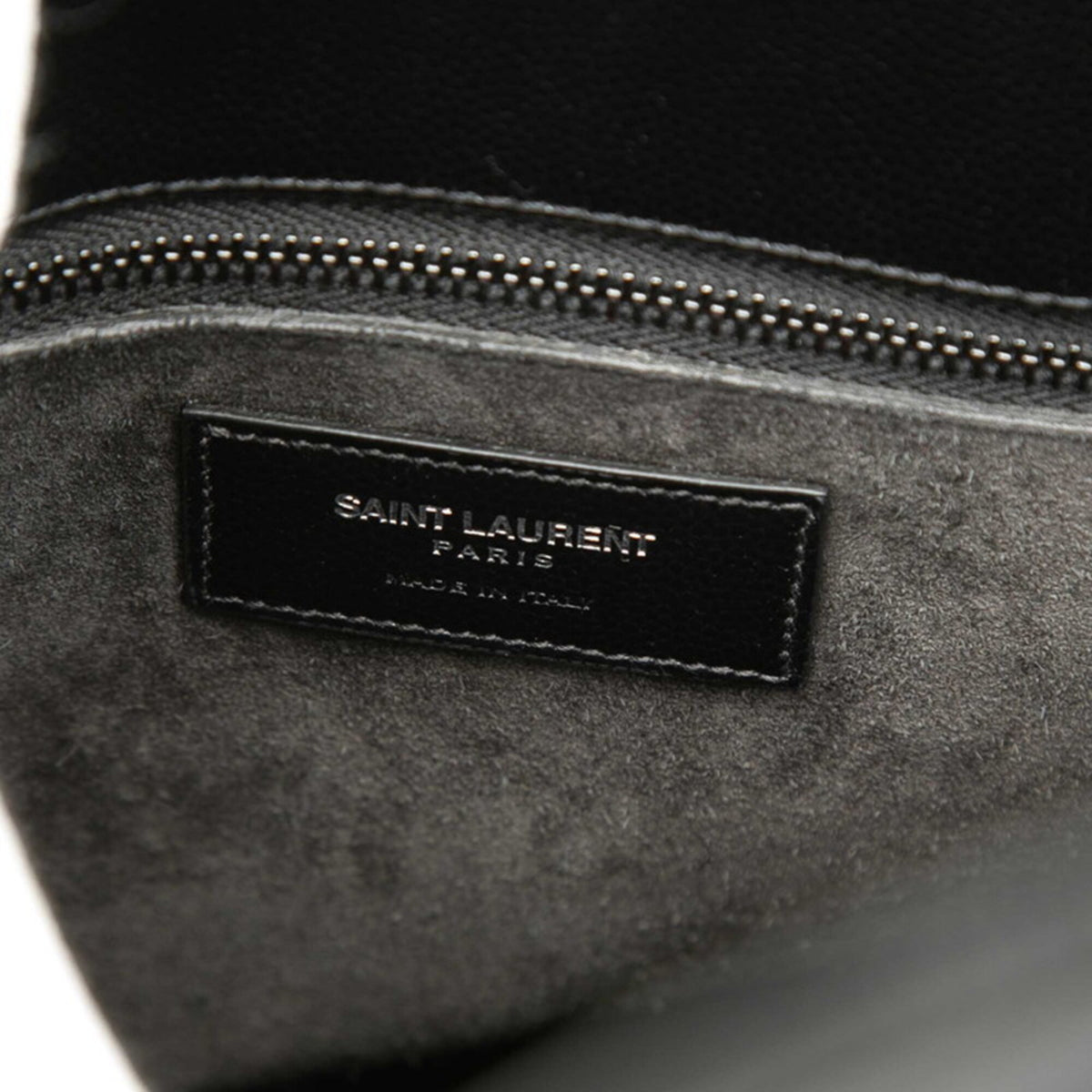 Saint Laurent Black Leather Handbag Shoulder Bag (Pre-Owned)